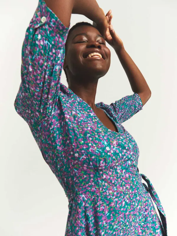 LA ROBE LUCILE - LE JARDIN DE GIVERNY made by Mii Collection