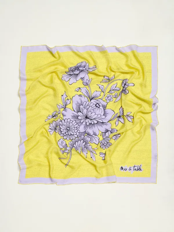 CARRÉ SOIE 110 - LA VAISSELLE made by Mii Collection