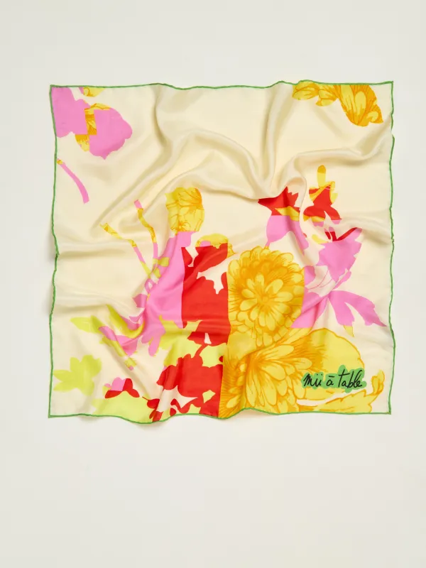 CARRÉ SOIE 65 - COMPOSITION BAROQUE made by Mii Collection