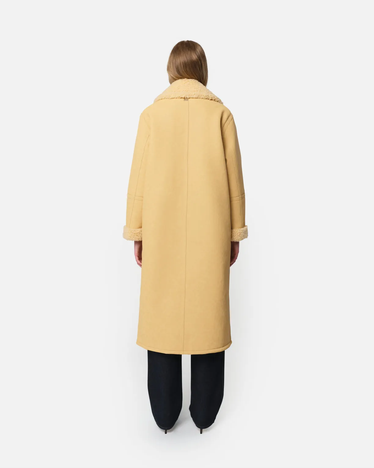 Simone Overcoat Custard sold by Apparis product image thumbnail 3