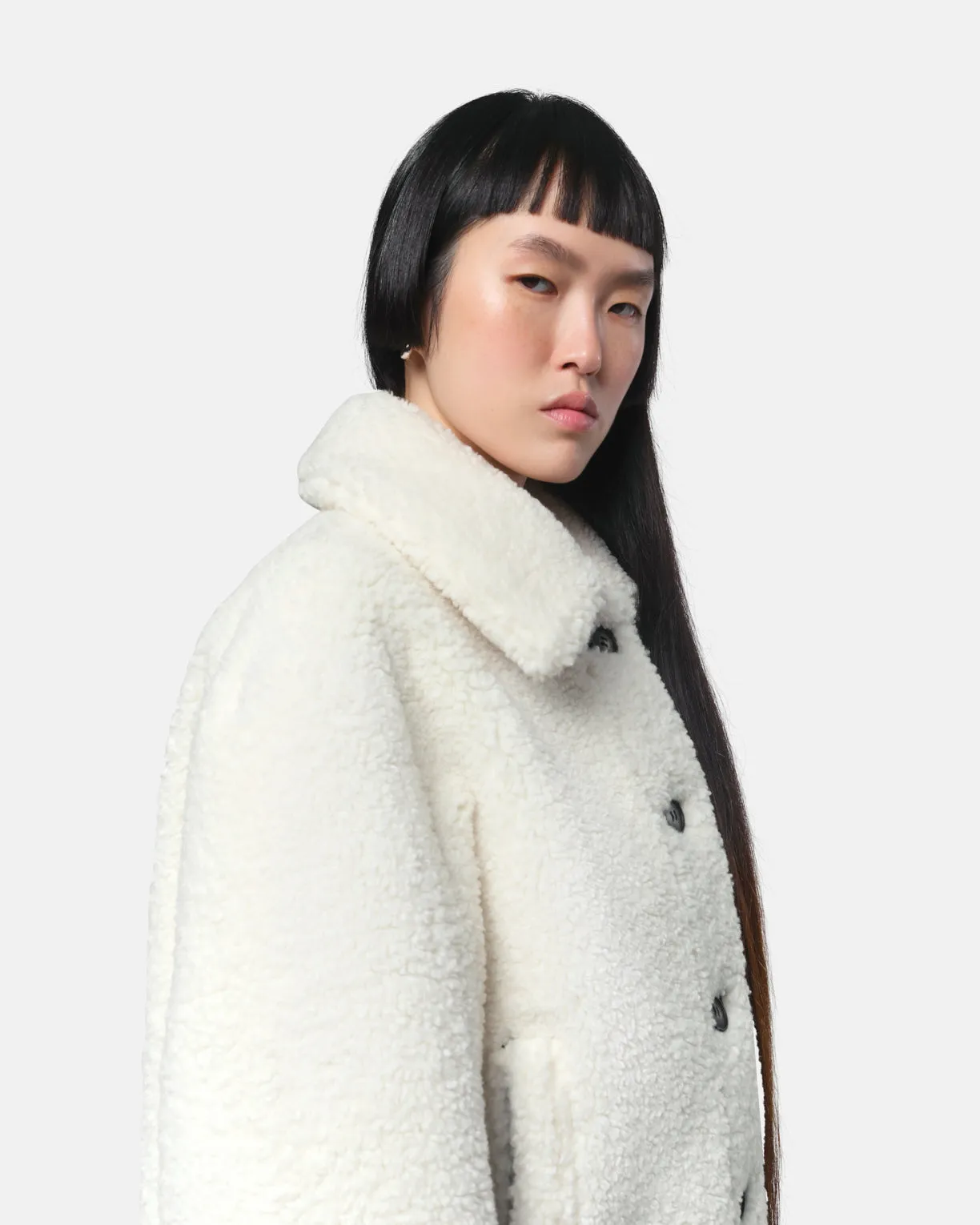Charlie Coat Blanc sold by Apparis product image thumbnail 4