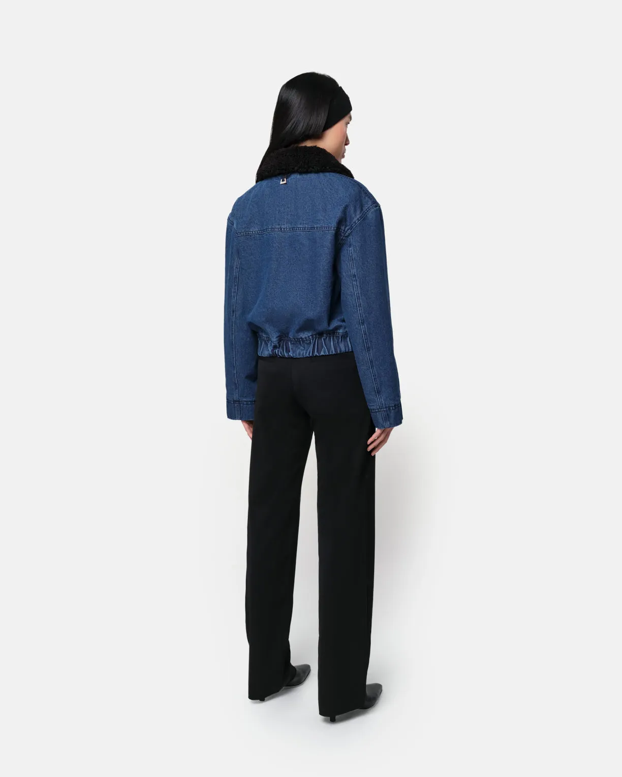 Carine Bomber Indigo & Noir sold by Apparis product image thumbnail 3