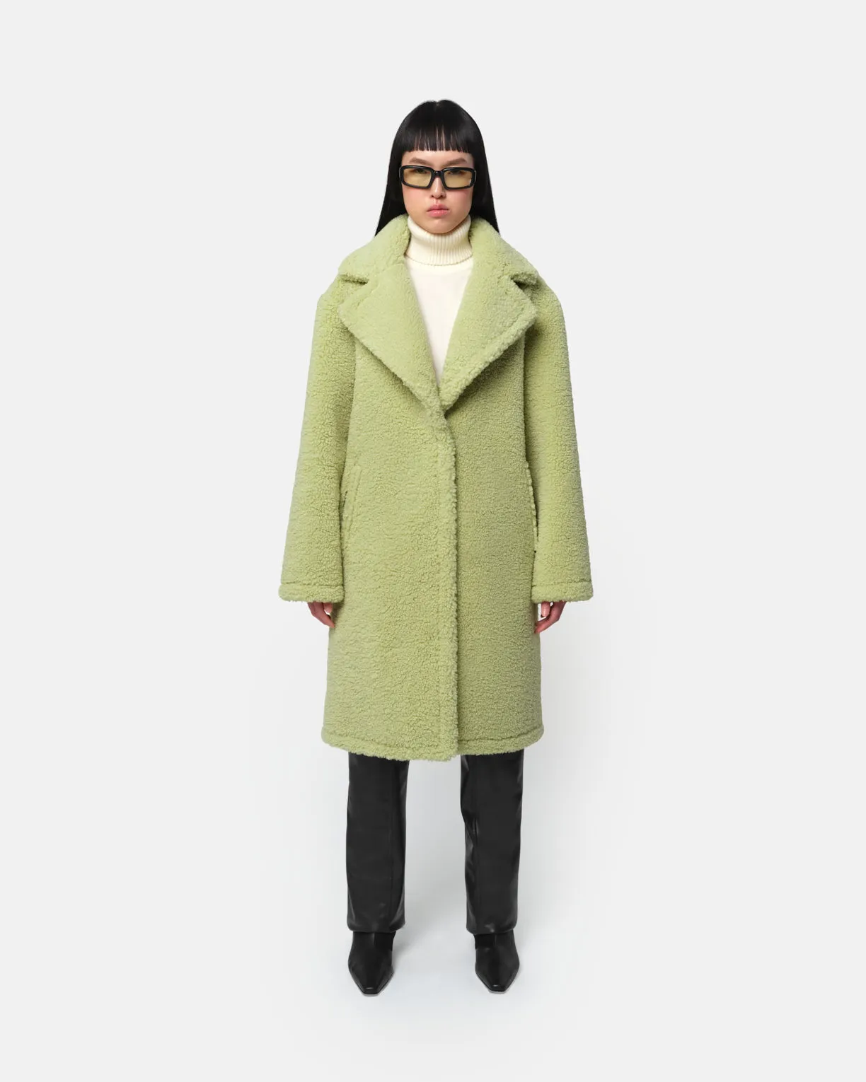 Anei Coat Pistachio sold by Apparis