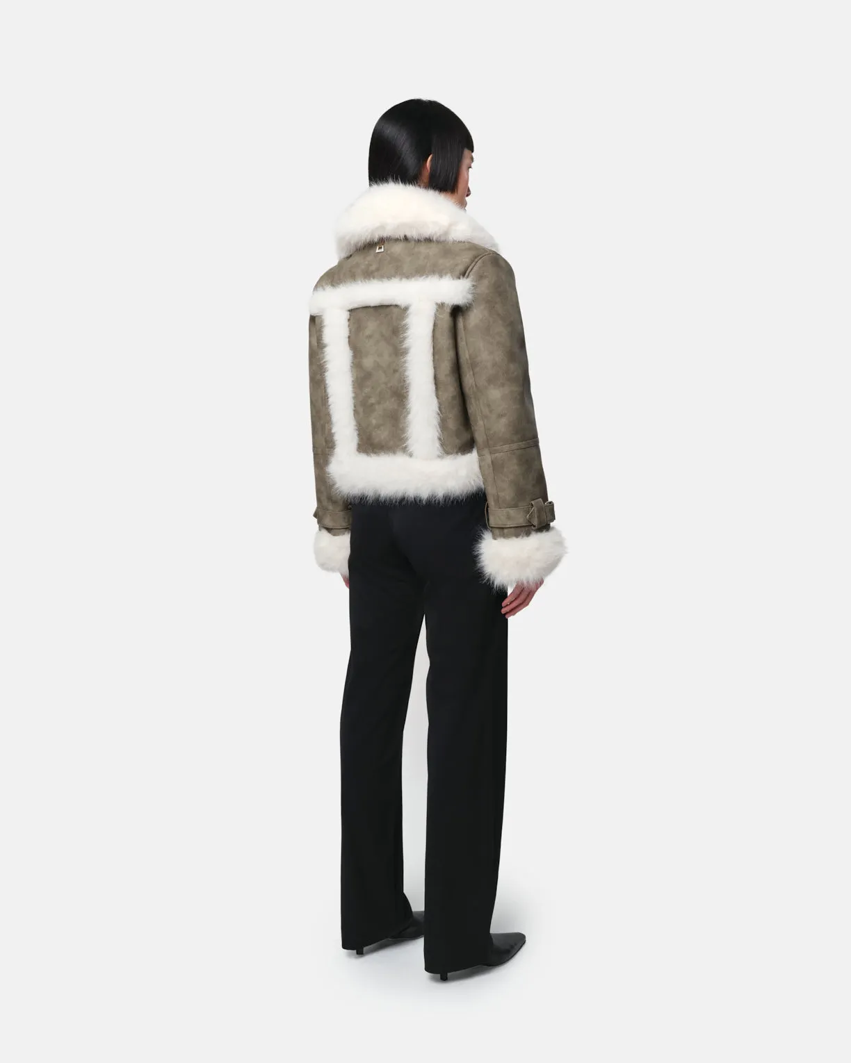 Jay Coat Sage & Blanc sold by Apparis product image thumbnail 3