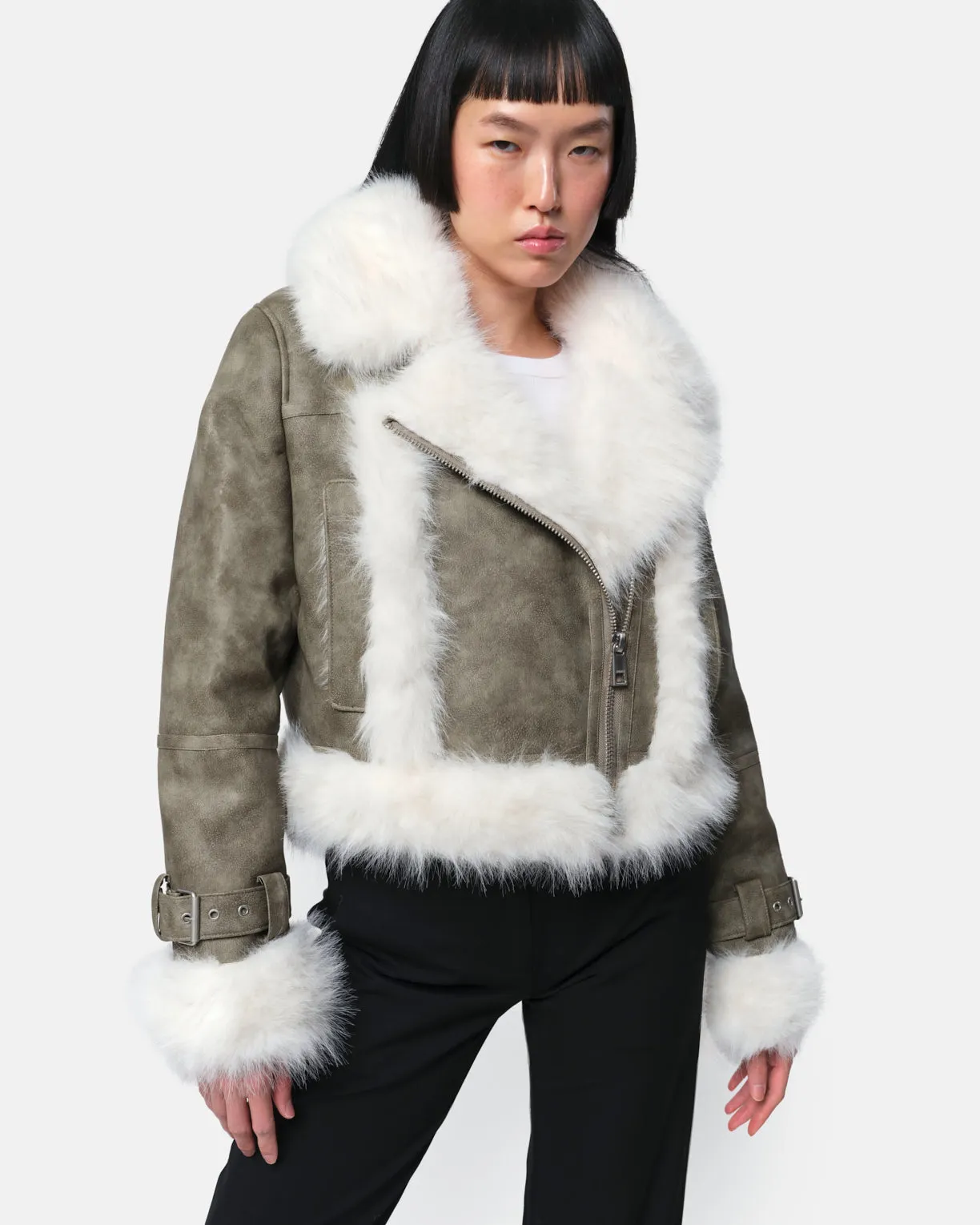 Jay Coat Sage & Blanc sold by Apparis product image thumbnail 4
