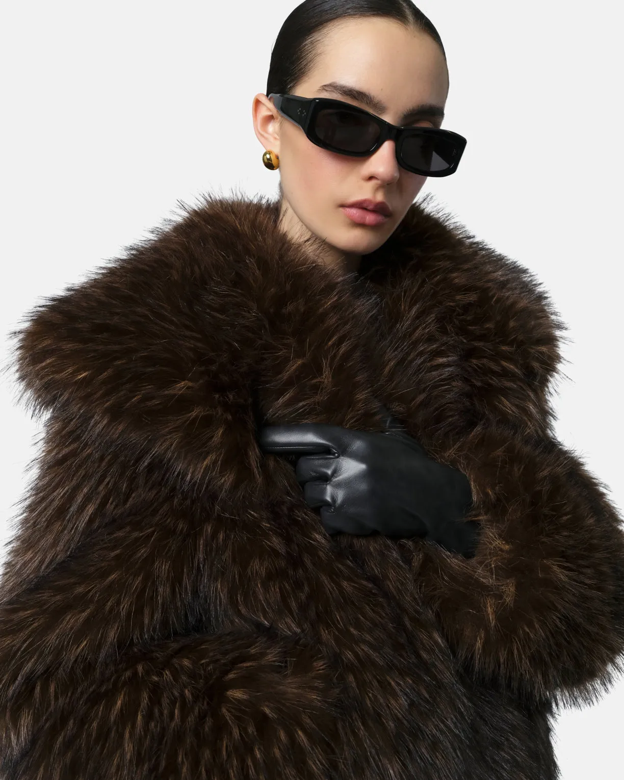 Yara Fox Coat sold by Apparis product image thumbnail 4