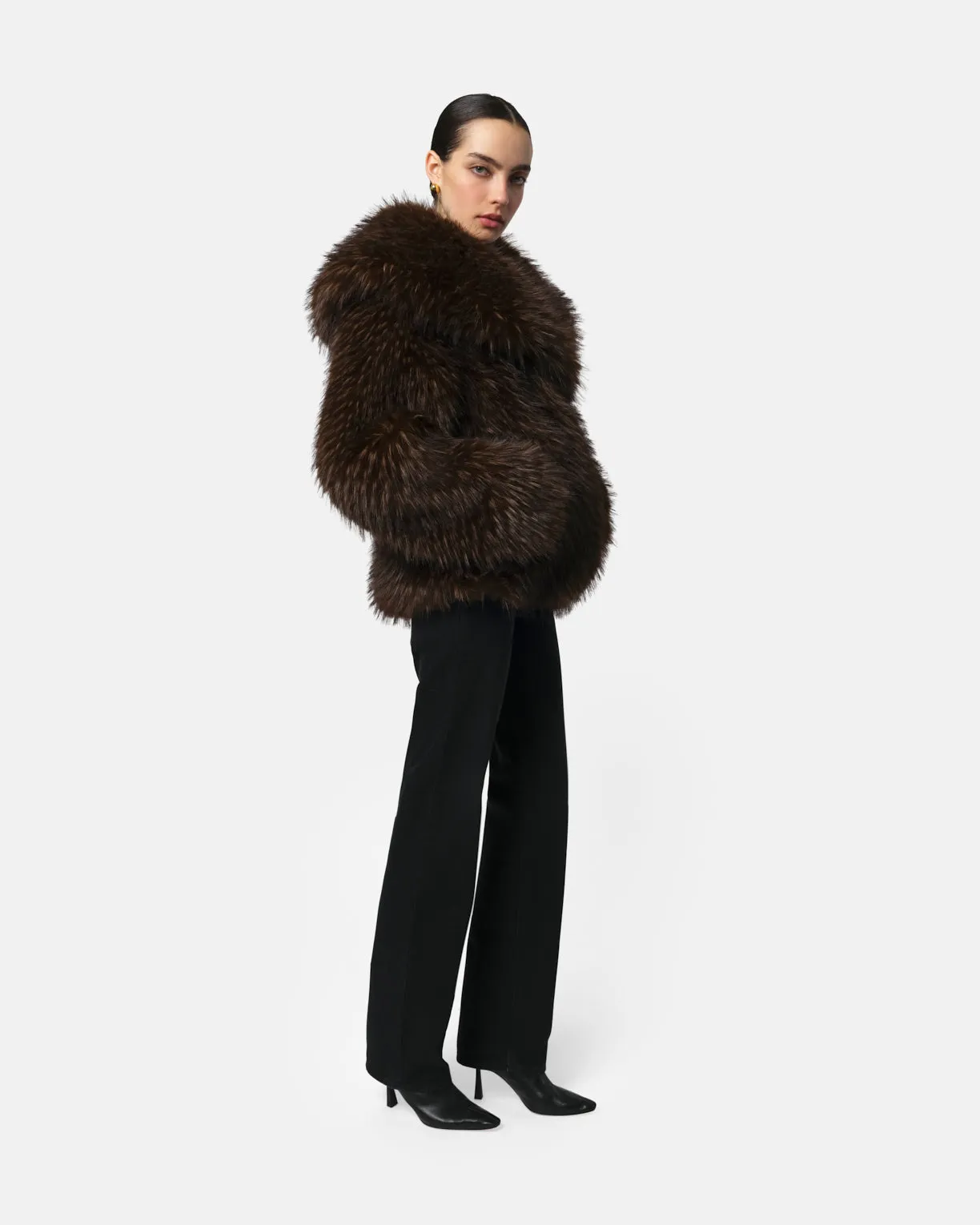 Yara Fox Coat sold by Apparis product image thumbnail 2