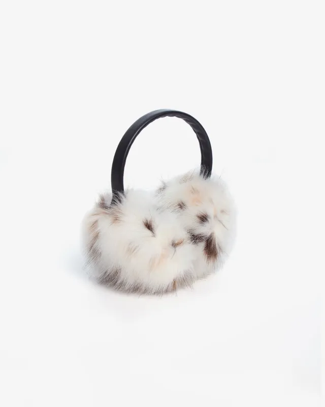 Esme Snow Leopard Earmuffs sold by Apparis
