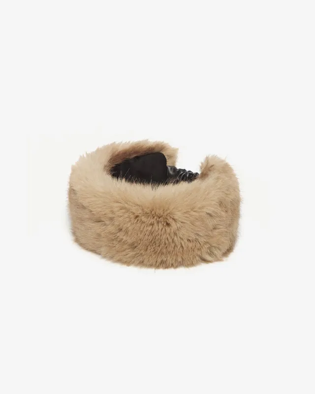 Eleni Mink Headband sold by Apparis