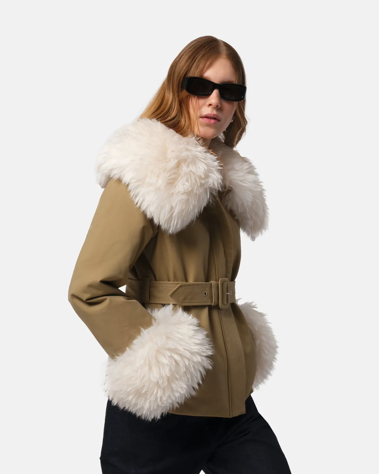 Parker Belted Jacket sold by Apparis product image thumbnail 4