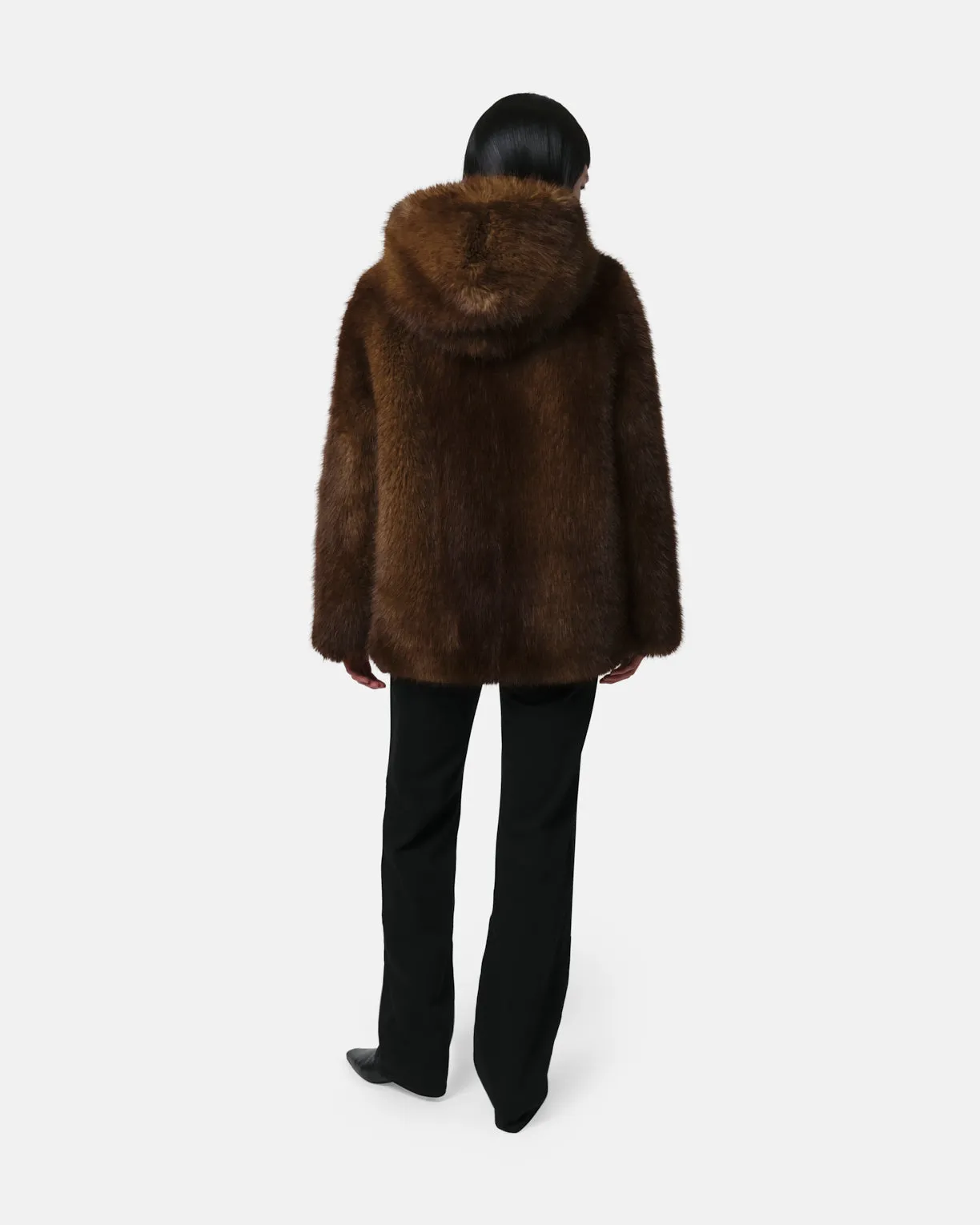 Katin Mink Hooded Coat sold by Apparis product image thumbnail 3