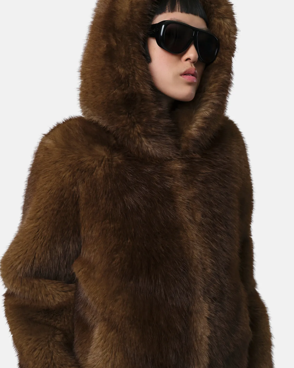 Katin Mink Hooded Coat sold by Apparis product image thumbnail 4