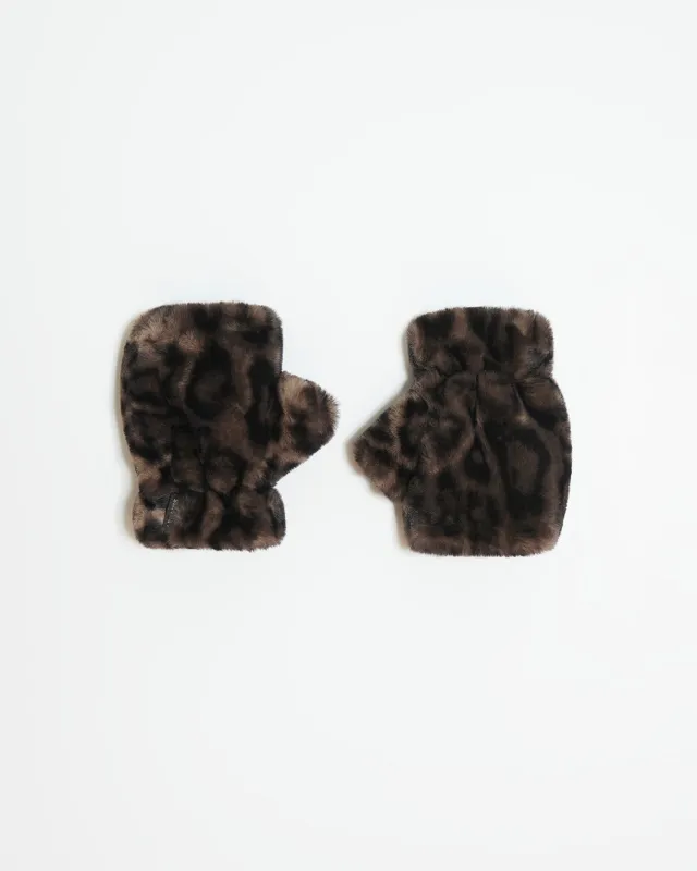 Ariel Gloves Dark Leopard sold by Apparis