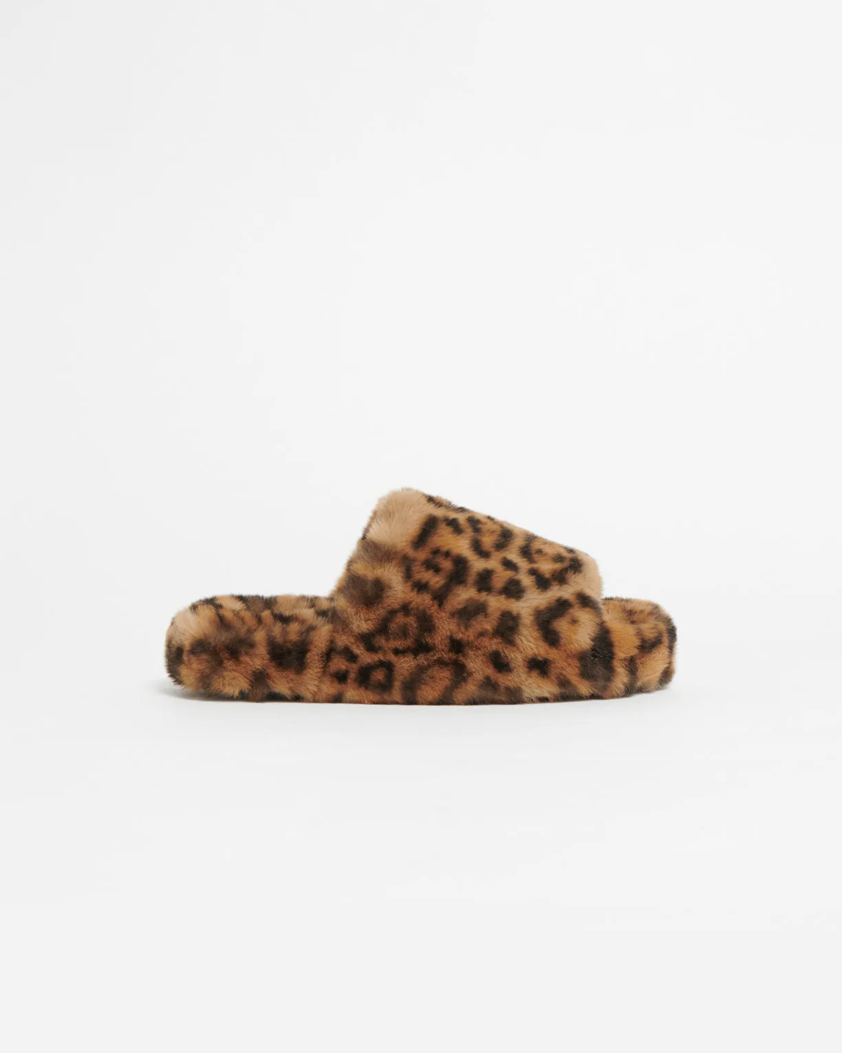 Dillon Leopard Slide sold by Apparis