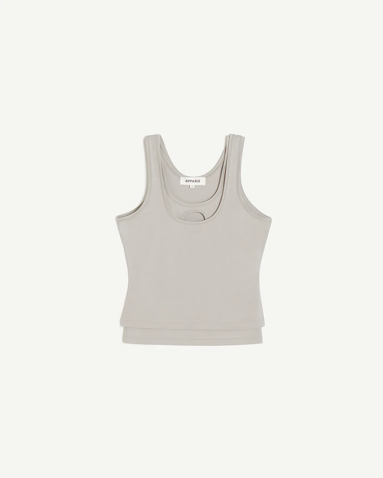 Troye Double Tank Rocky Grey sold by Apparis