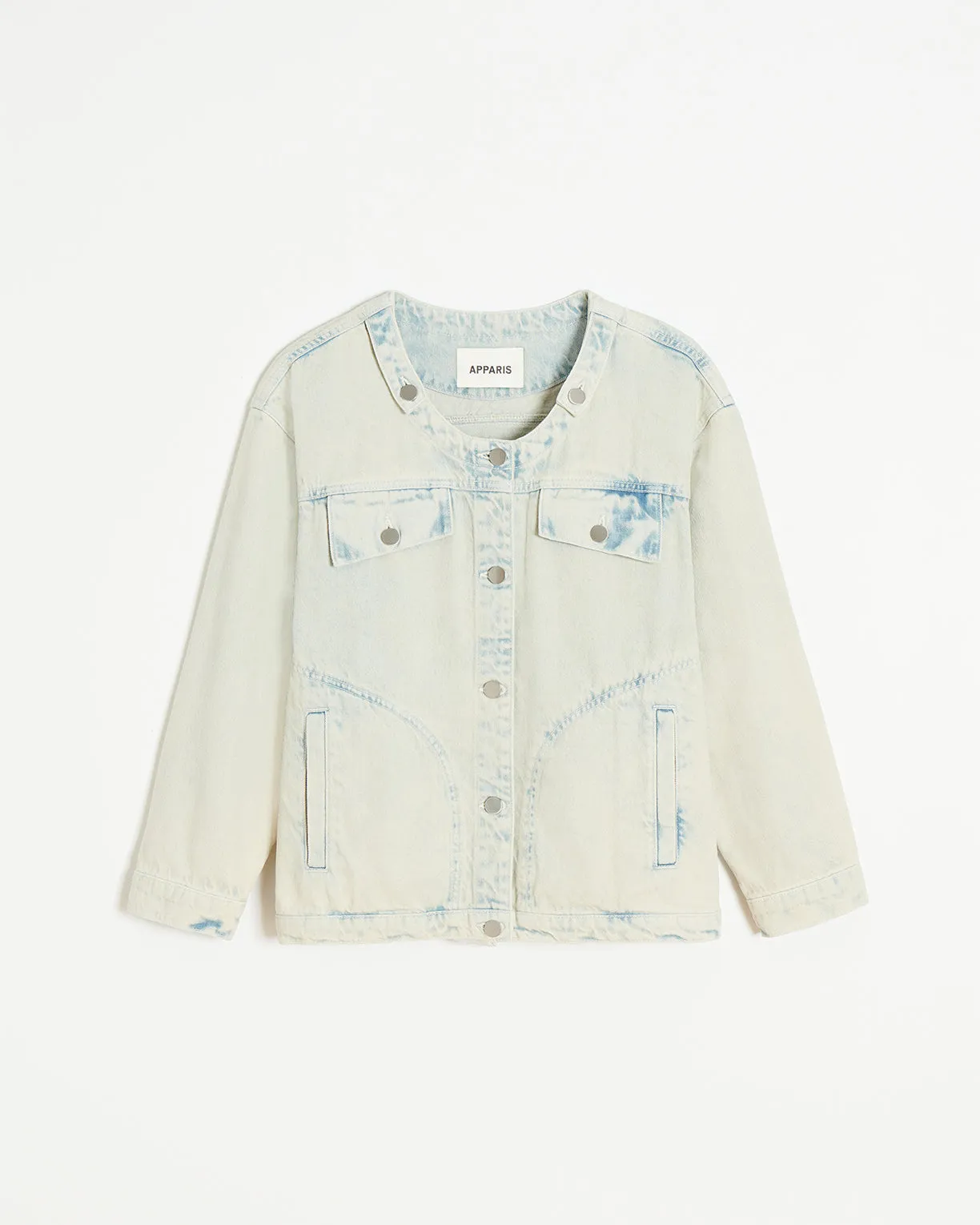 Barlow Scoop Neck Jacket Light Blue sold by Apparis