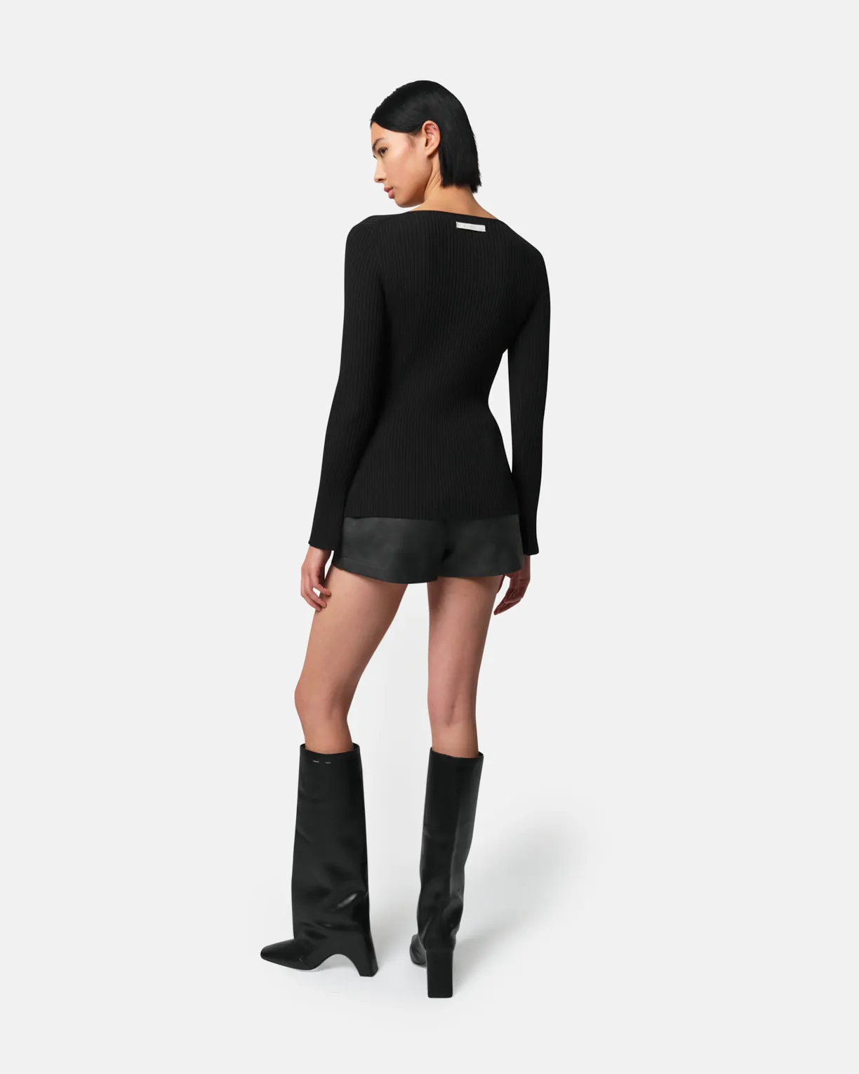Wren Tie Cardigan Noir sold by Apparis product image thumbnail 5