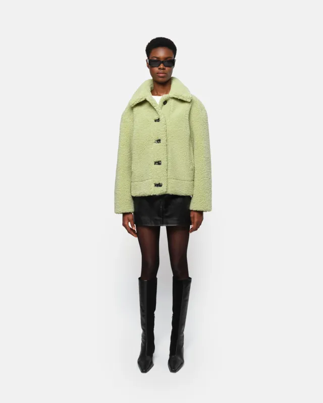 Charlie Coat Pistachio sold by Apparis