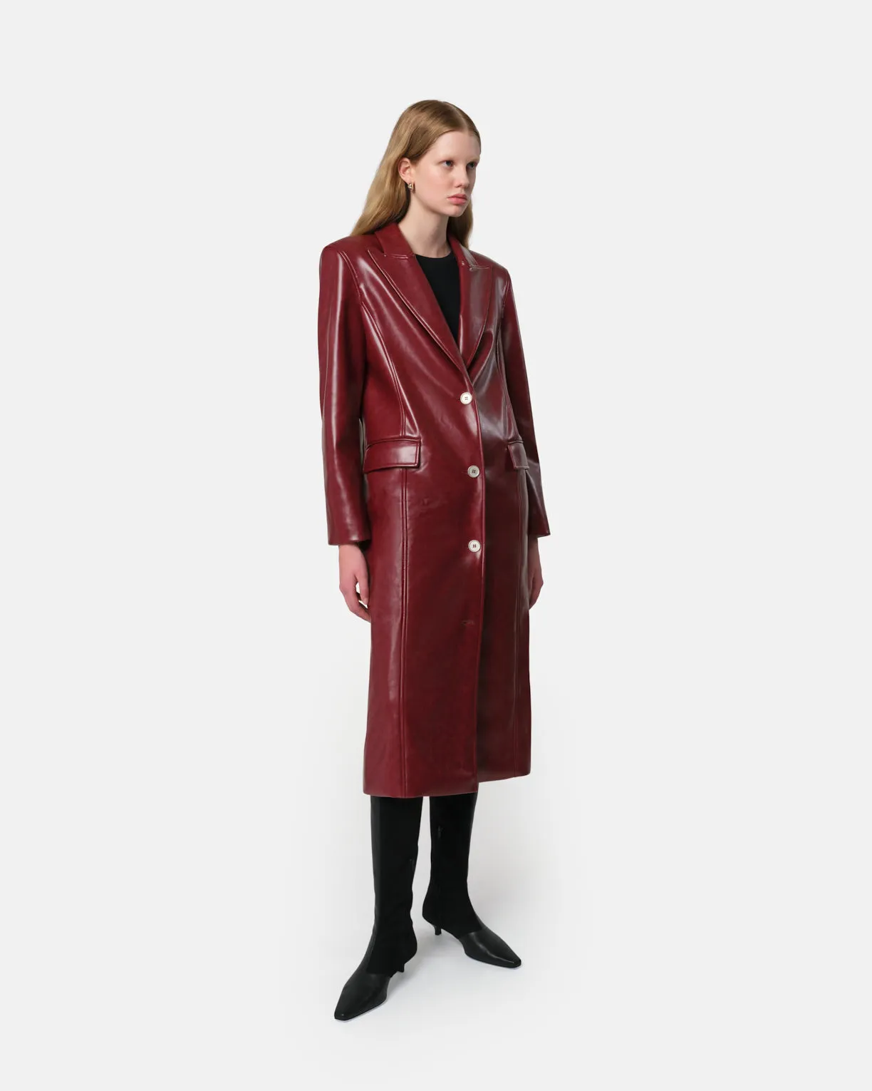 Lauren Overcoat Crimson sold by Apparis product image thumbnail 2