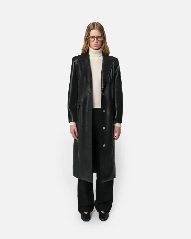 Lauren Overcoat Noir made by Apparis