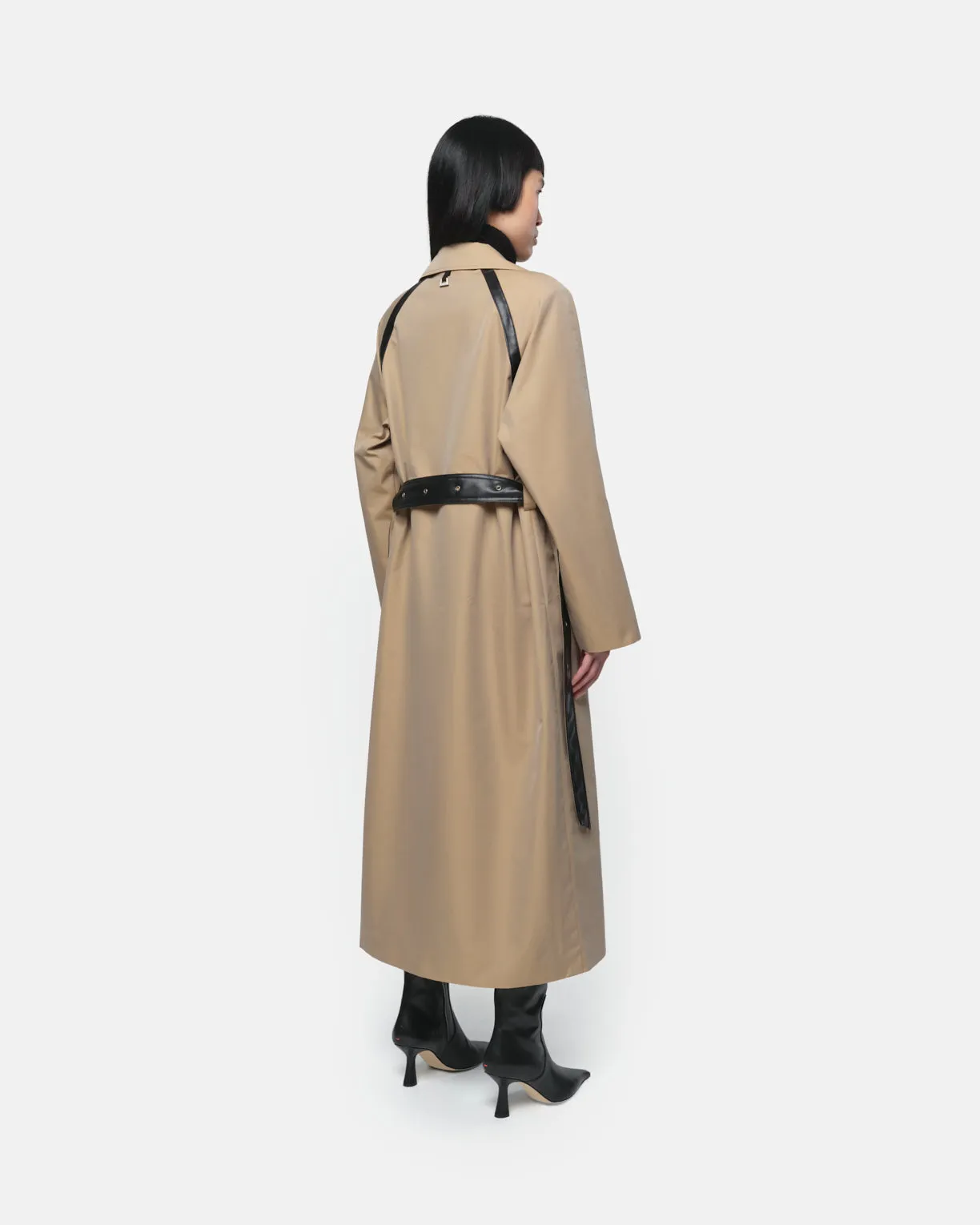 Marge Trenchcoat Almond & Noir sold by Apparis product image thumbnail 3