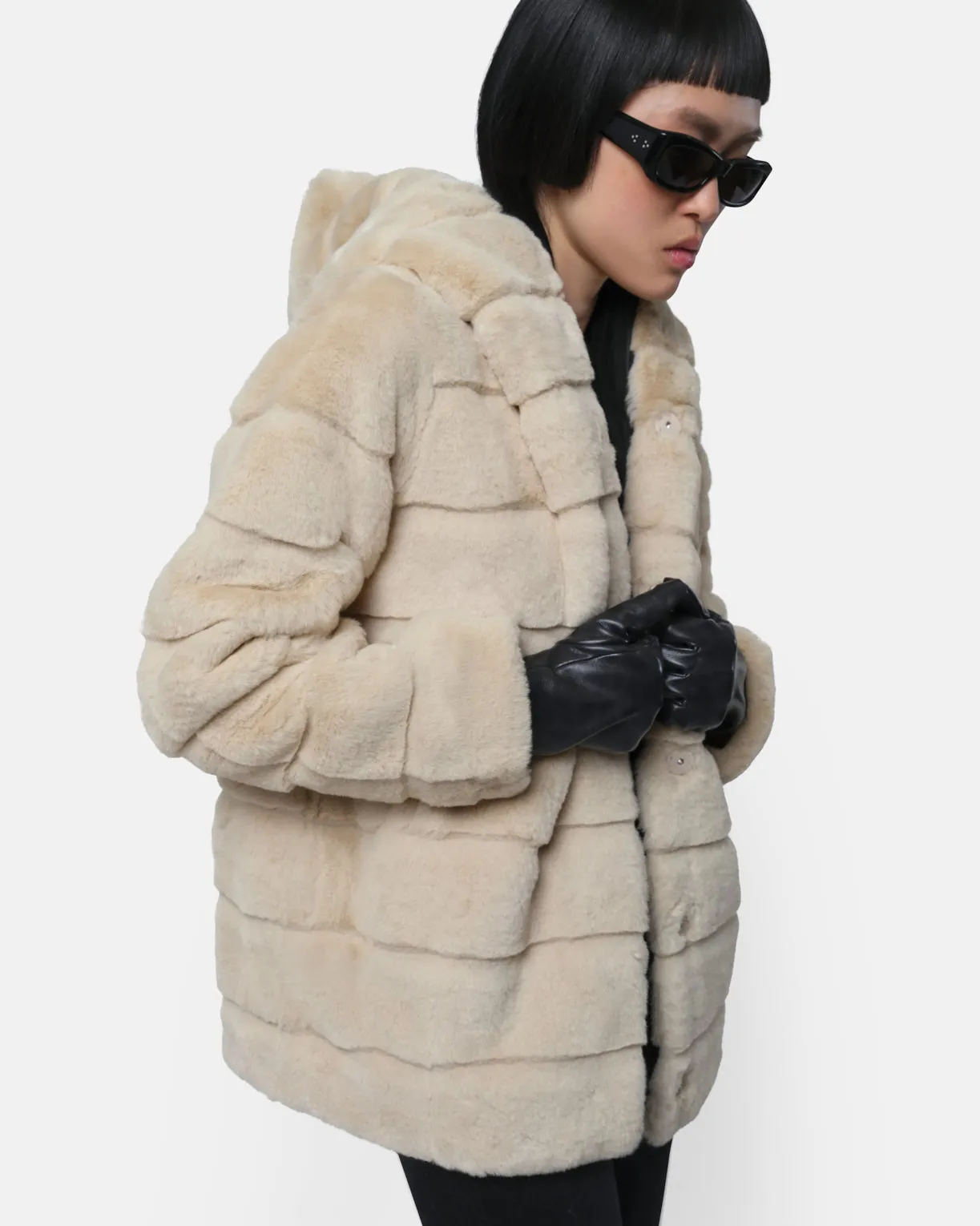 Goldy Latte Coat sold by Apparis product image thumbnail 4