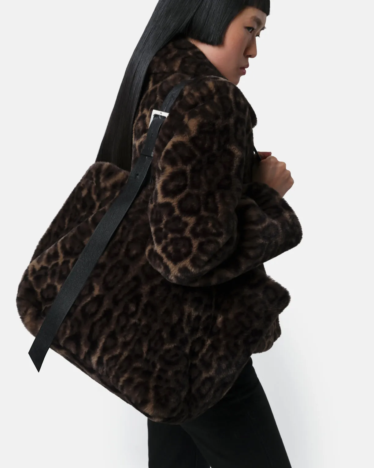 Esti Dark Leopard Tote sold by Apparis product image thumbnail 3