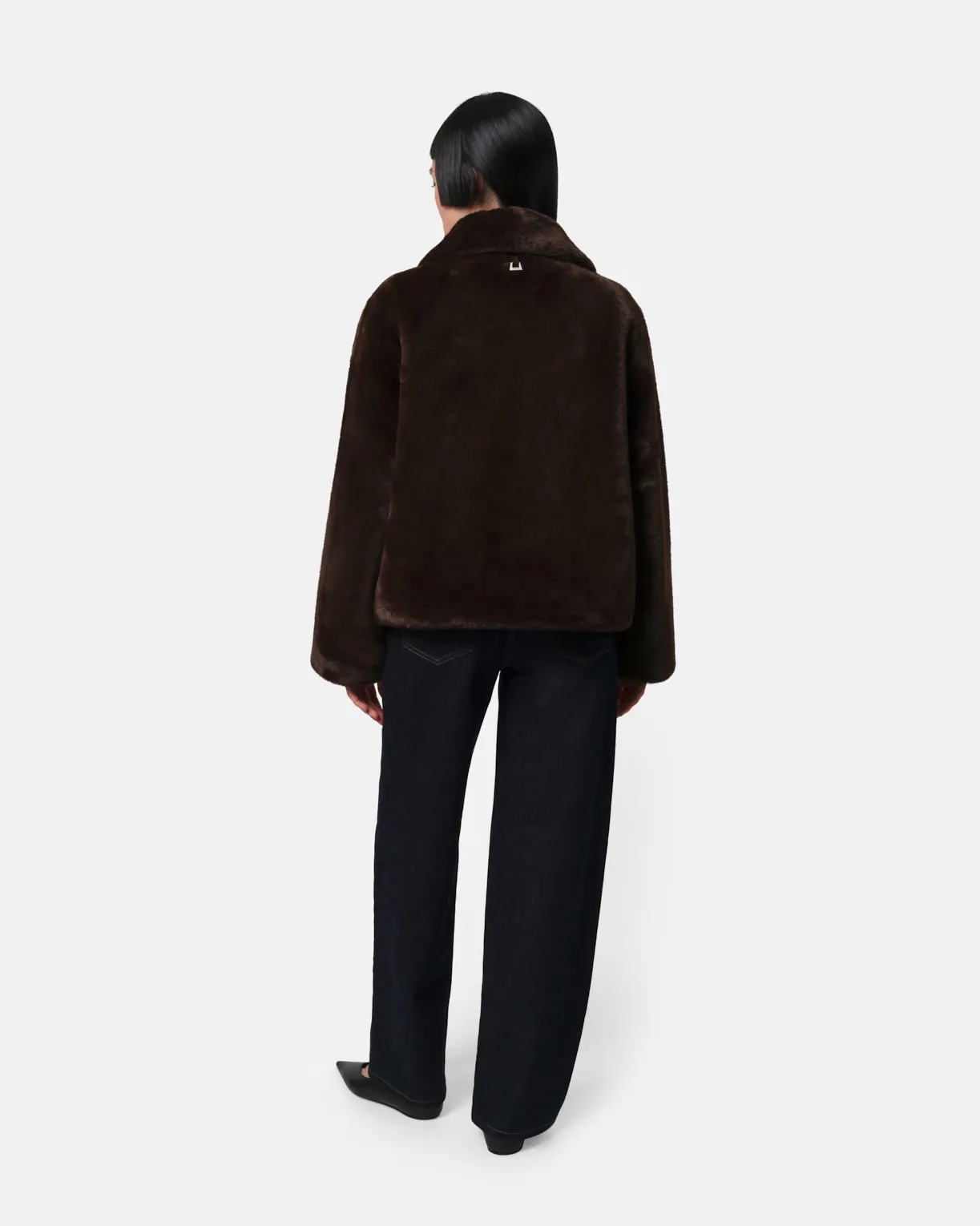 Elis Espresso Short Coat sold by Apparis product image thumbnail 3