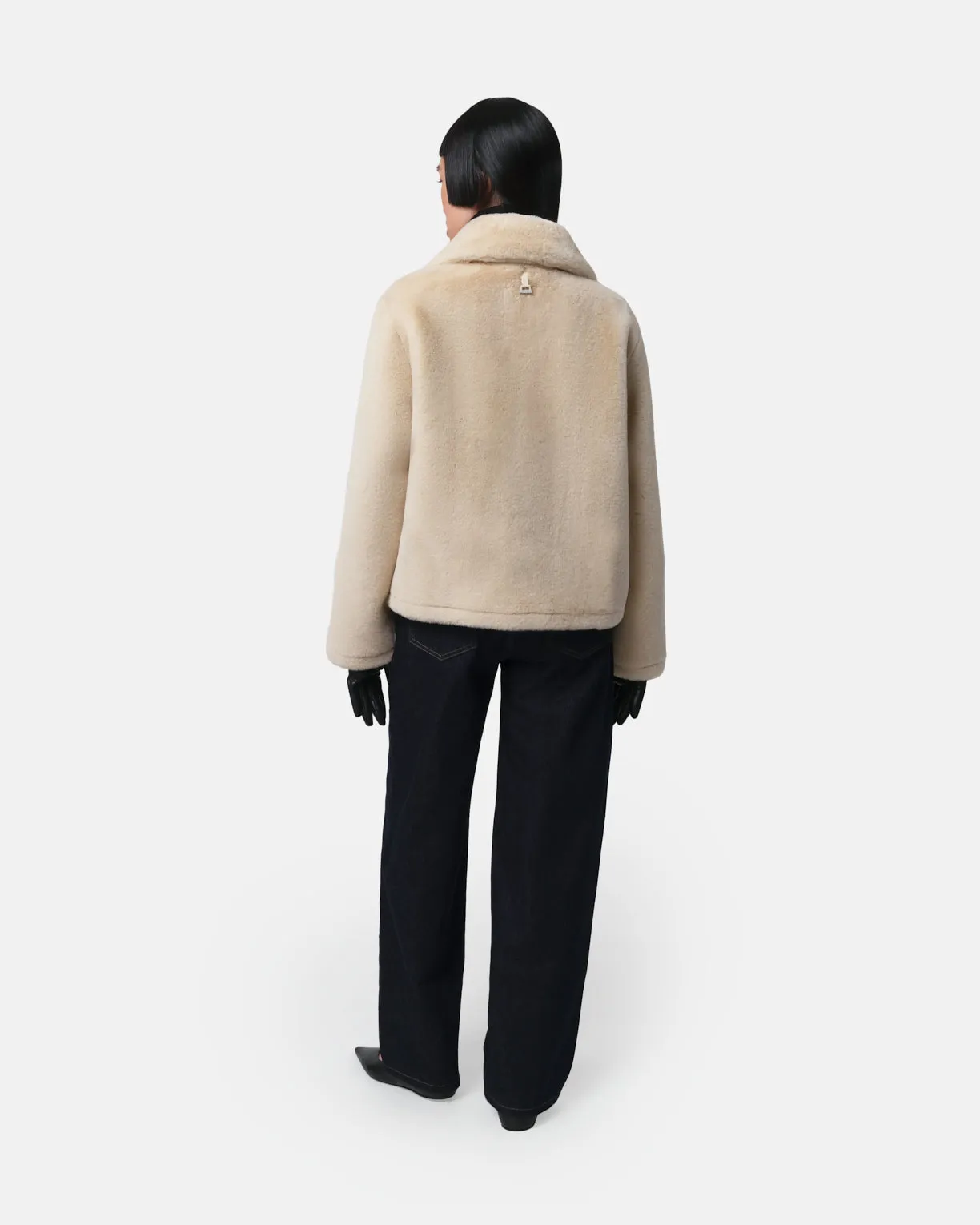 Elis Latte Short Coat sold by Apparis product image thumbnail 3