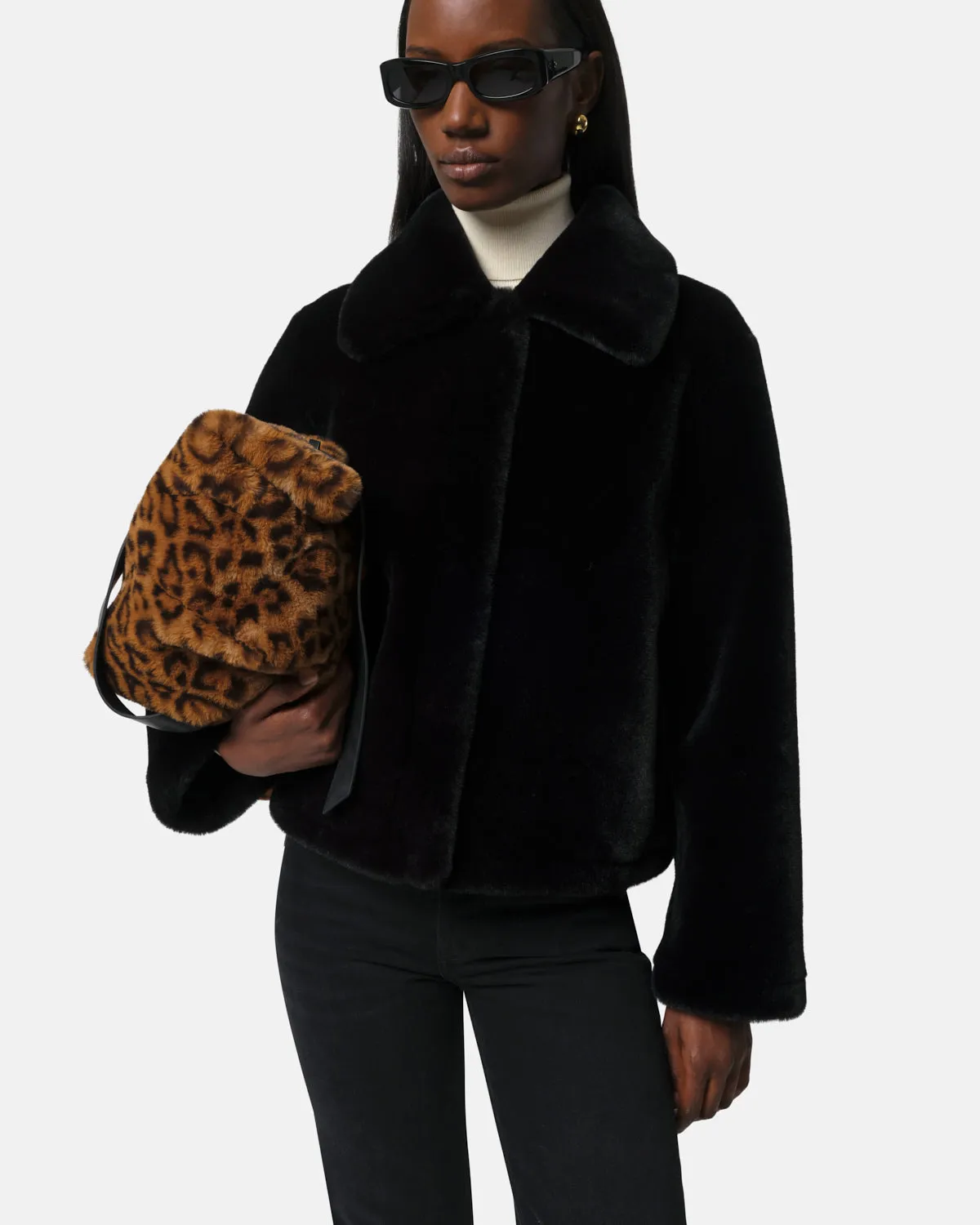 Elis Noir Short Coat sold by Apparis product image thumbnail 4