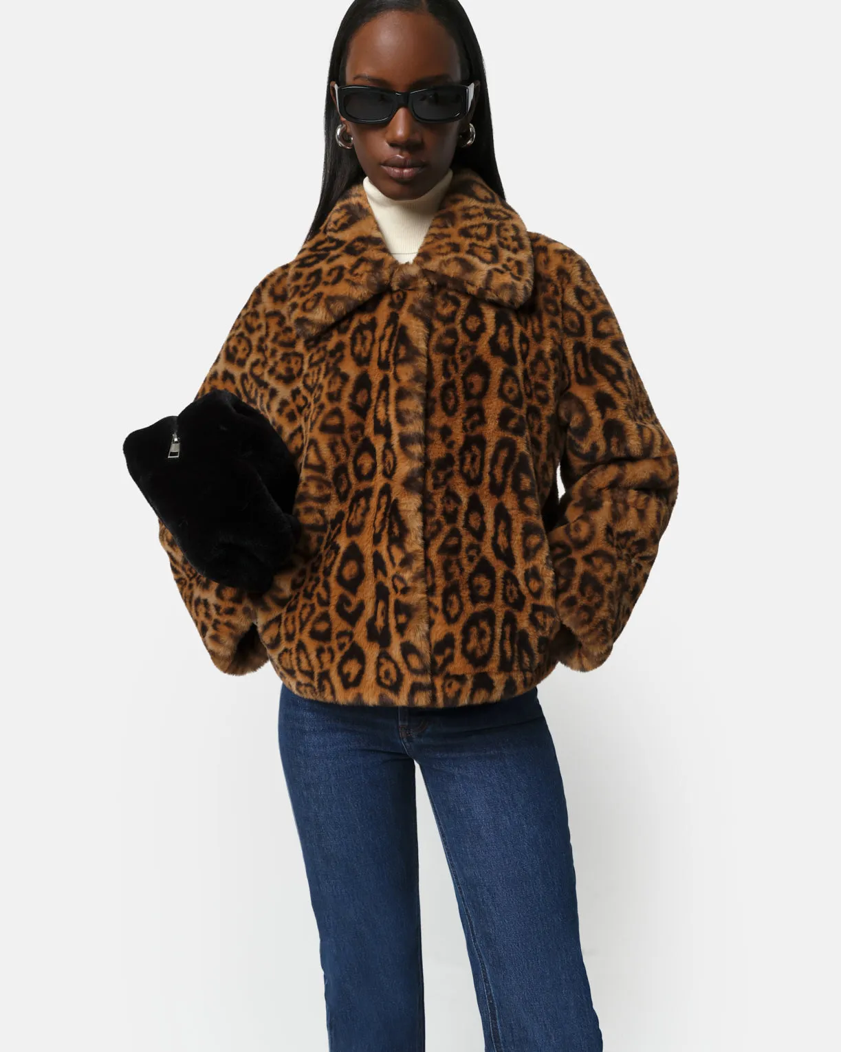Elis Leopard Short Coat sold by Apparis product image thumbnail 4