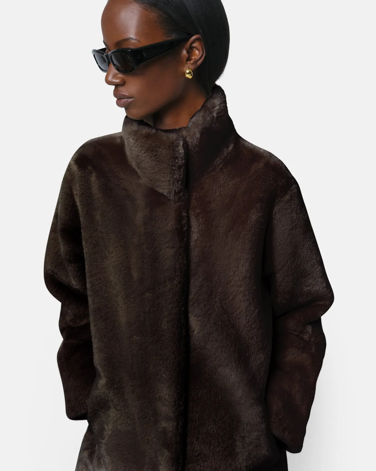 Blair Coat Espresso sold by Apparis product image thumbnail 4