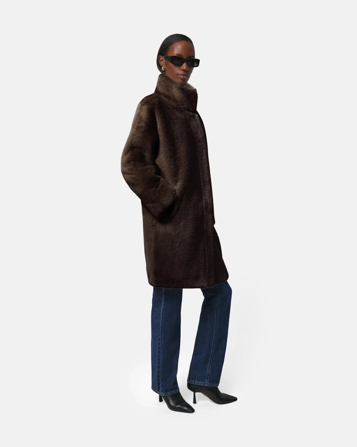Blair Coat Espresso sold by Apparis product image thumbnail 2