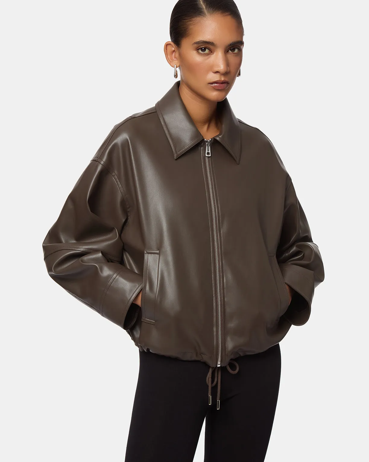 Ada Sans Leather Jacket sold by Apparis product image thumbnail 4