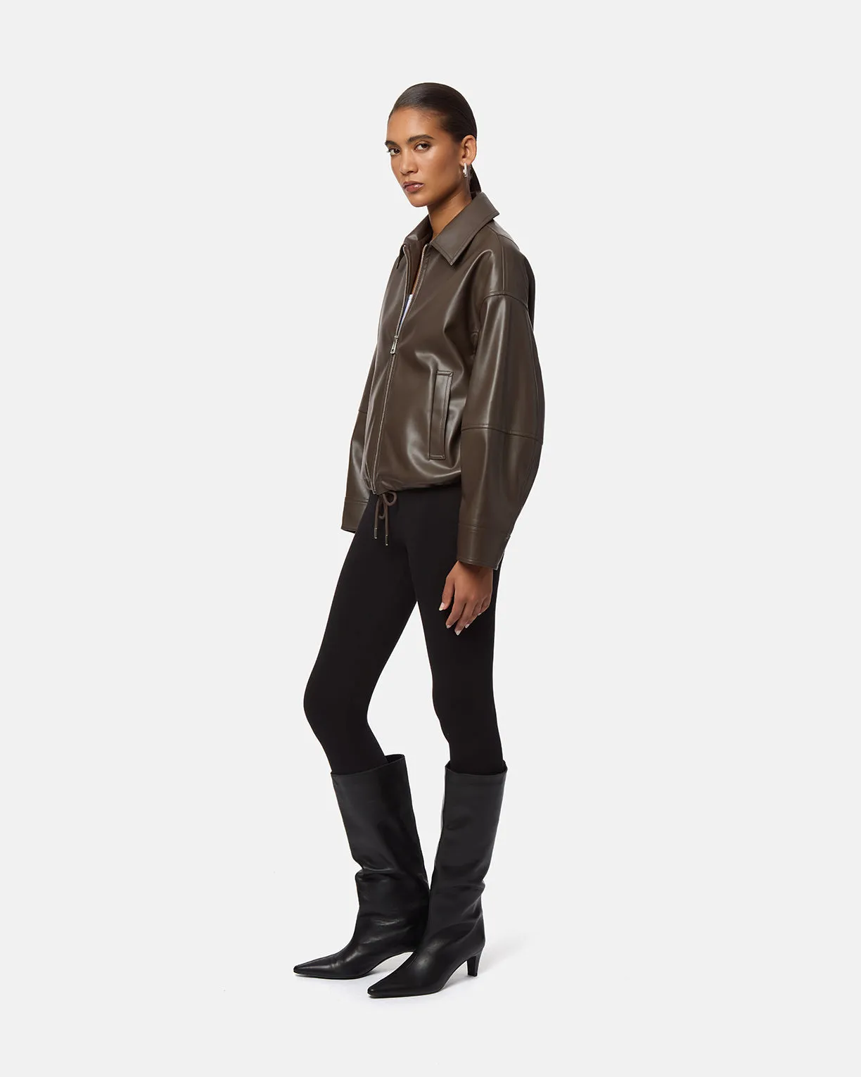 Ada Sans Leather Jacket sold by Apparis product image thumbnail 2
