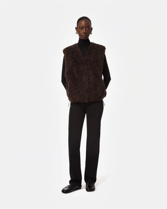 Lyle Bouclette Vest made by Apparis
