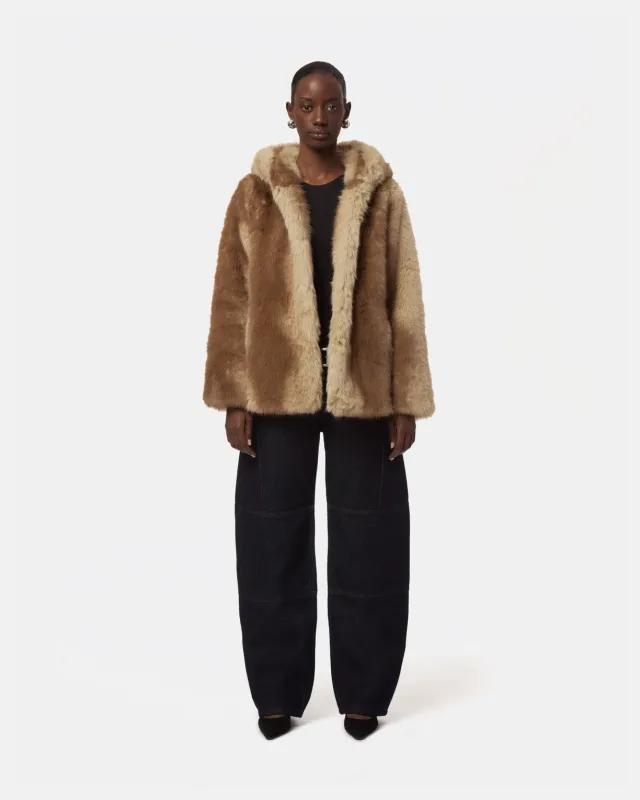 Katin Mink Hooded Coat made by Apparis