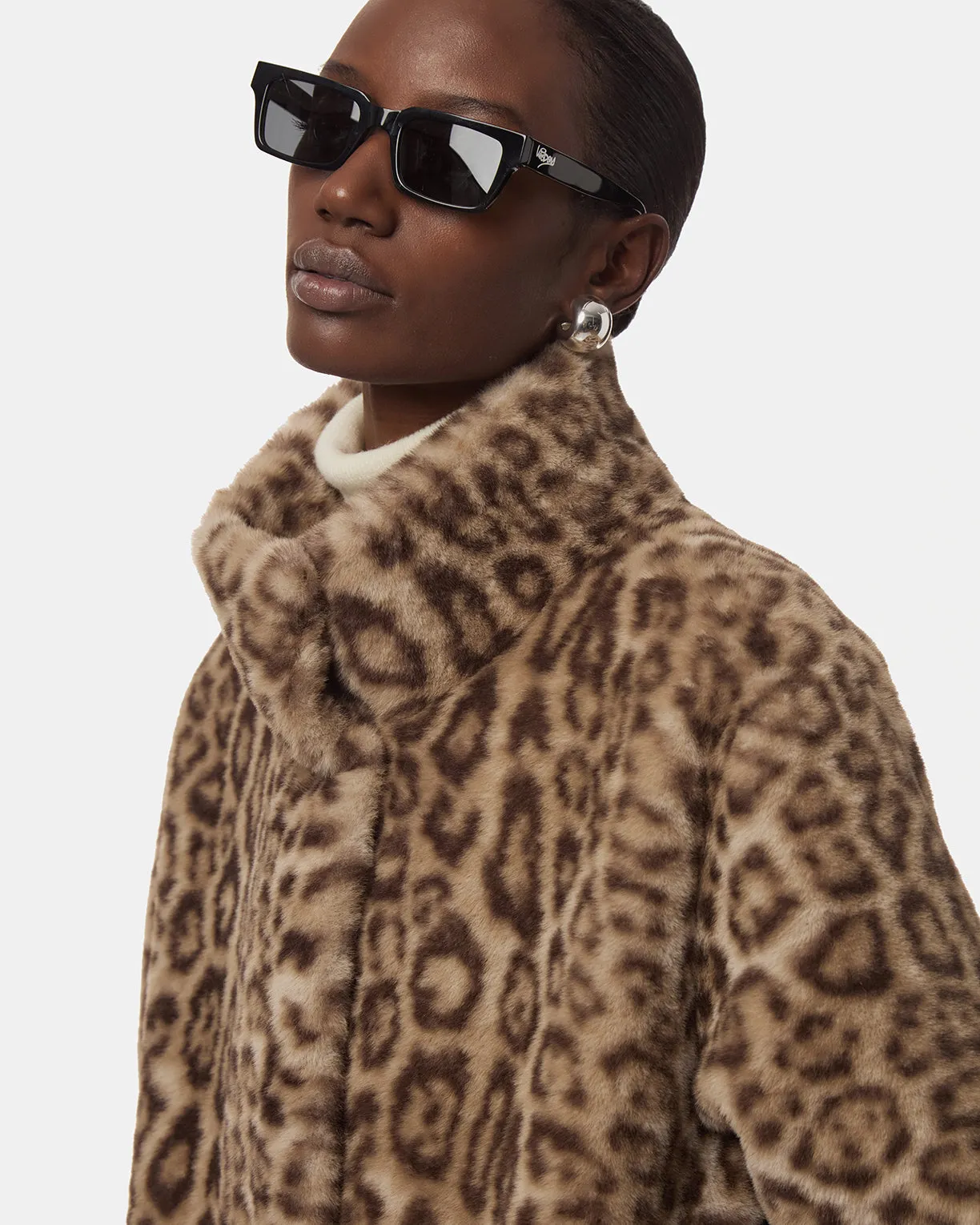 Blair Leopard Coat sold by Apparis product image thumbnail 4