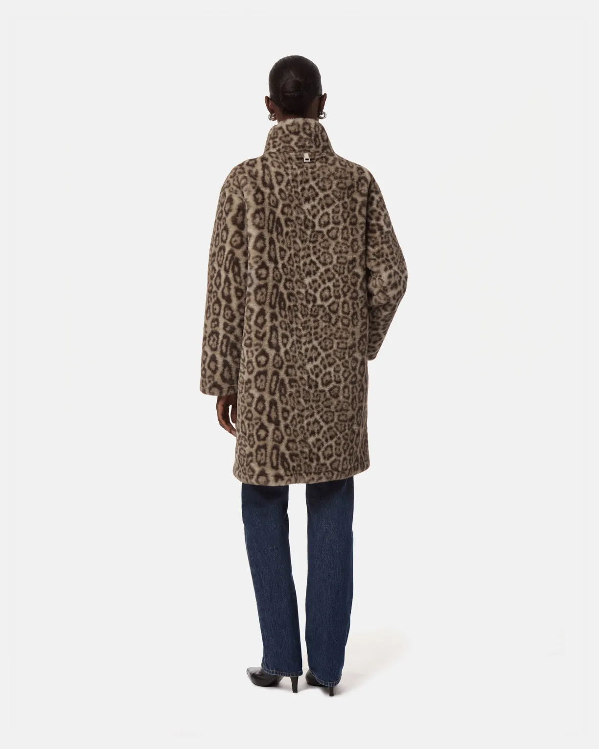 Blair Leopard Coat sold by Apparis product image thumbnail 3