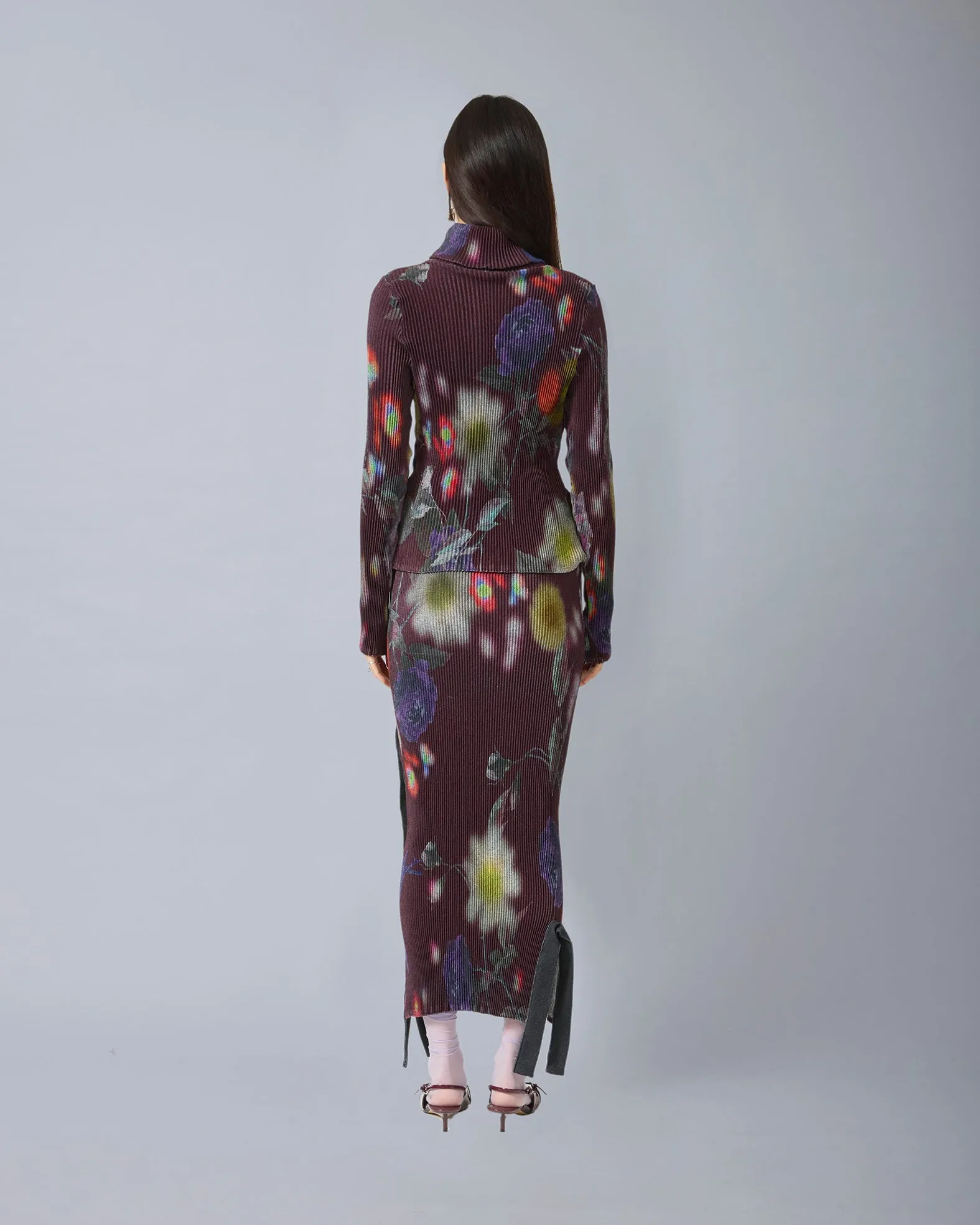 Ru Pleated Knit Pullover in Edward sold by Julia Heuer product image thumbnail 2