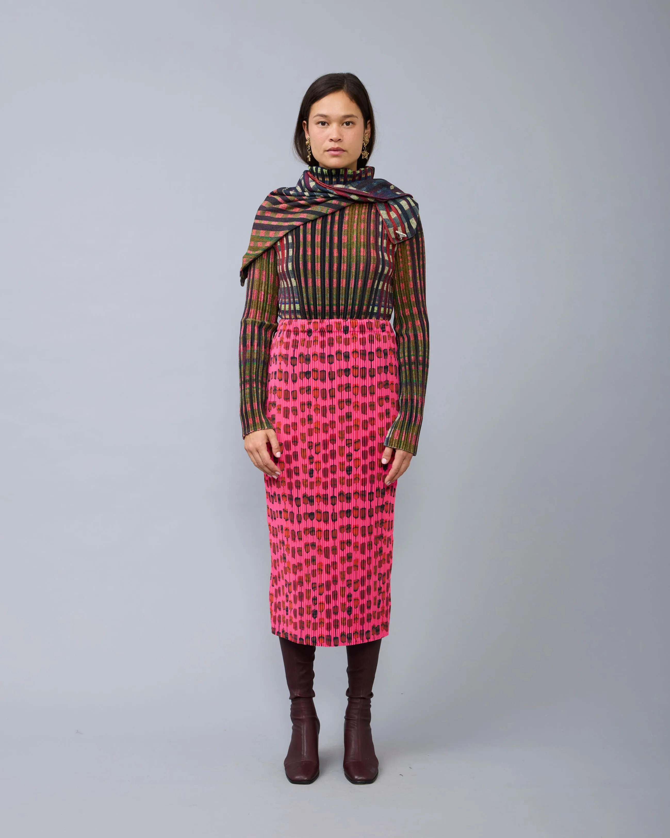 Ekke Pleated Skirt in Pink Mia sold by Julia Heuer product image thumbnail 2