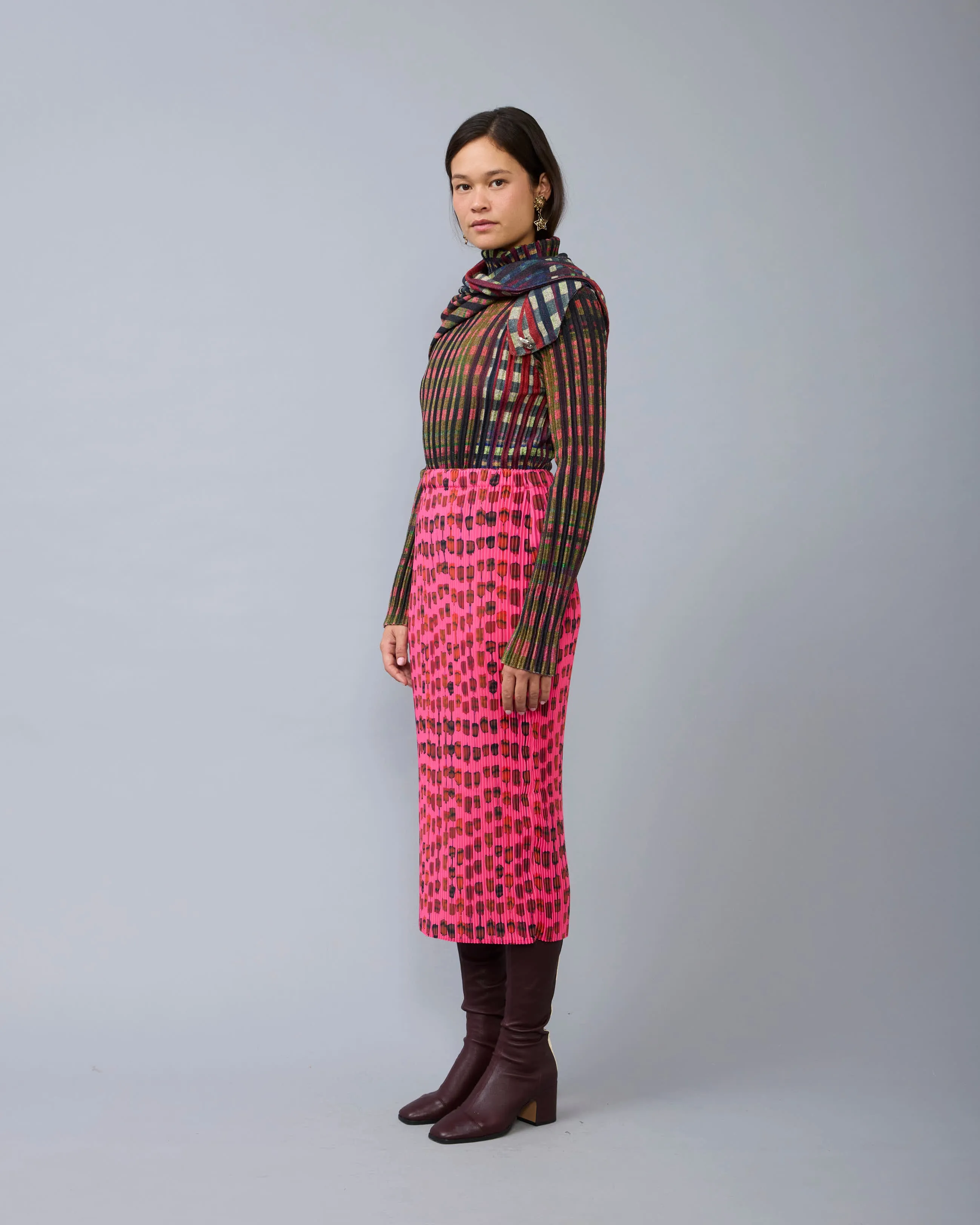 Ekke Pleated Skirt in Pink Mia sold by Julia Heuer product image thumbnail 3