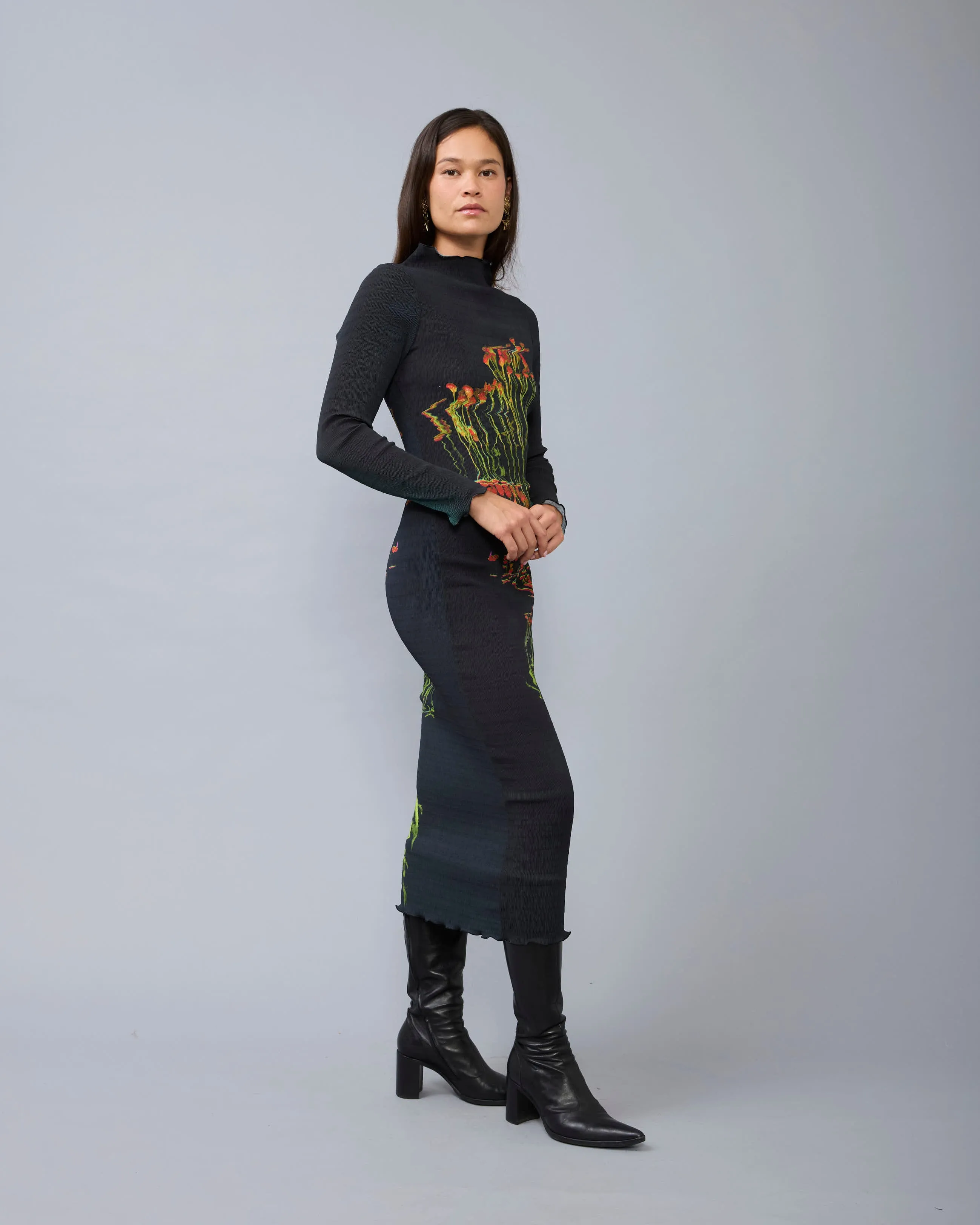 Rupert Smock Pleated Dress in Patsy sold by Julia Heuer product image thumbnail 4