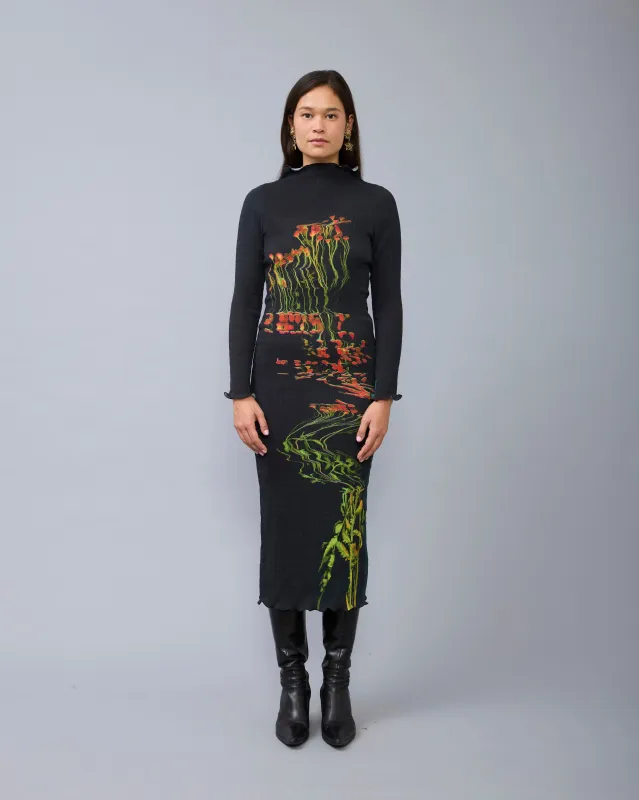 Rupert Smock Pleated Dress in Patsy sold by Julia Heuer