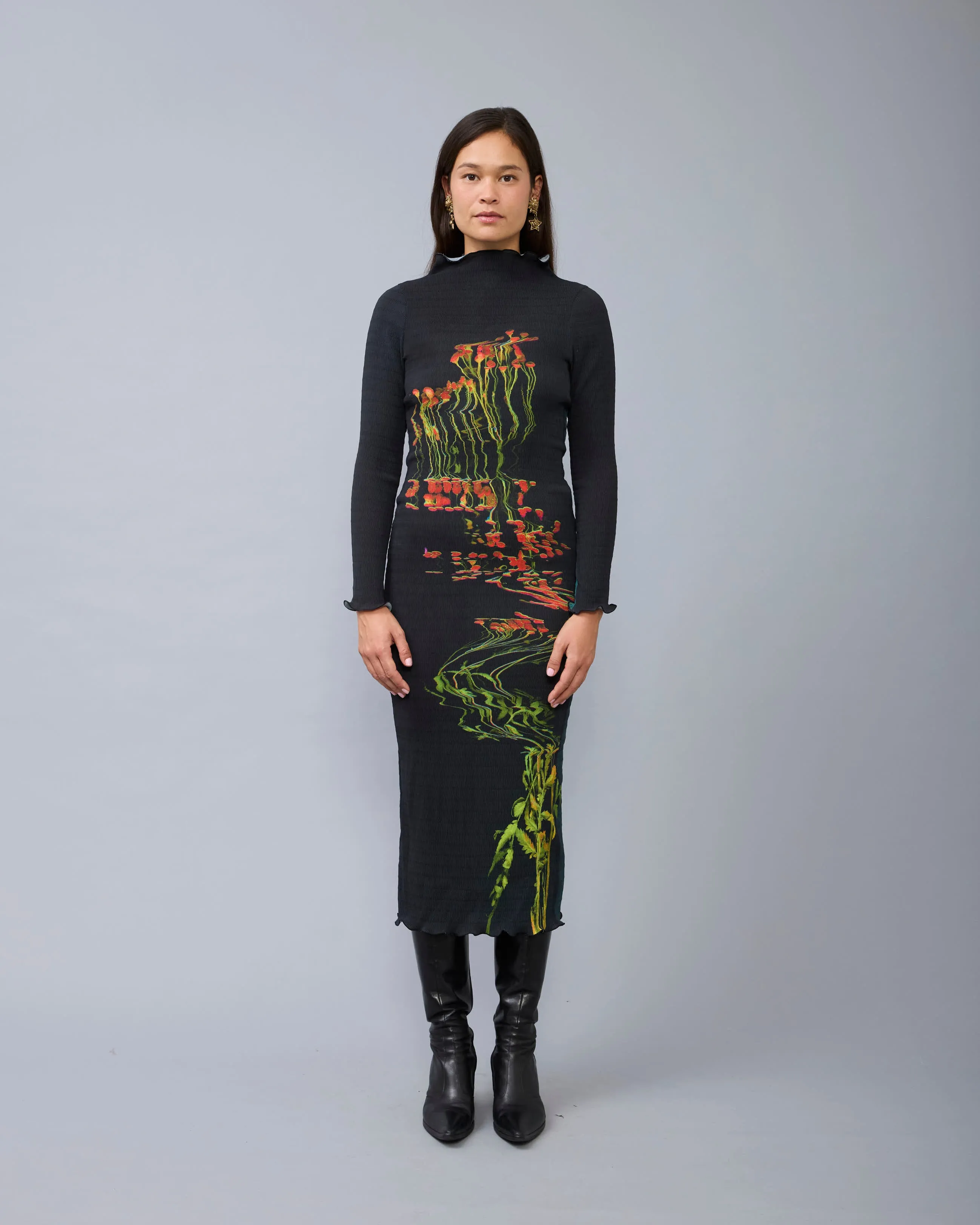 Rupert Smock Pleated Dress in Patsy sold by Julia Heuer