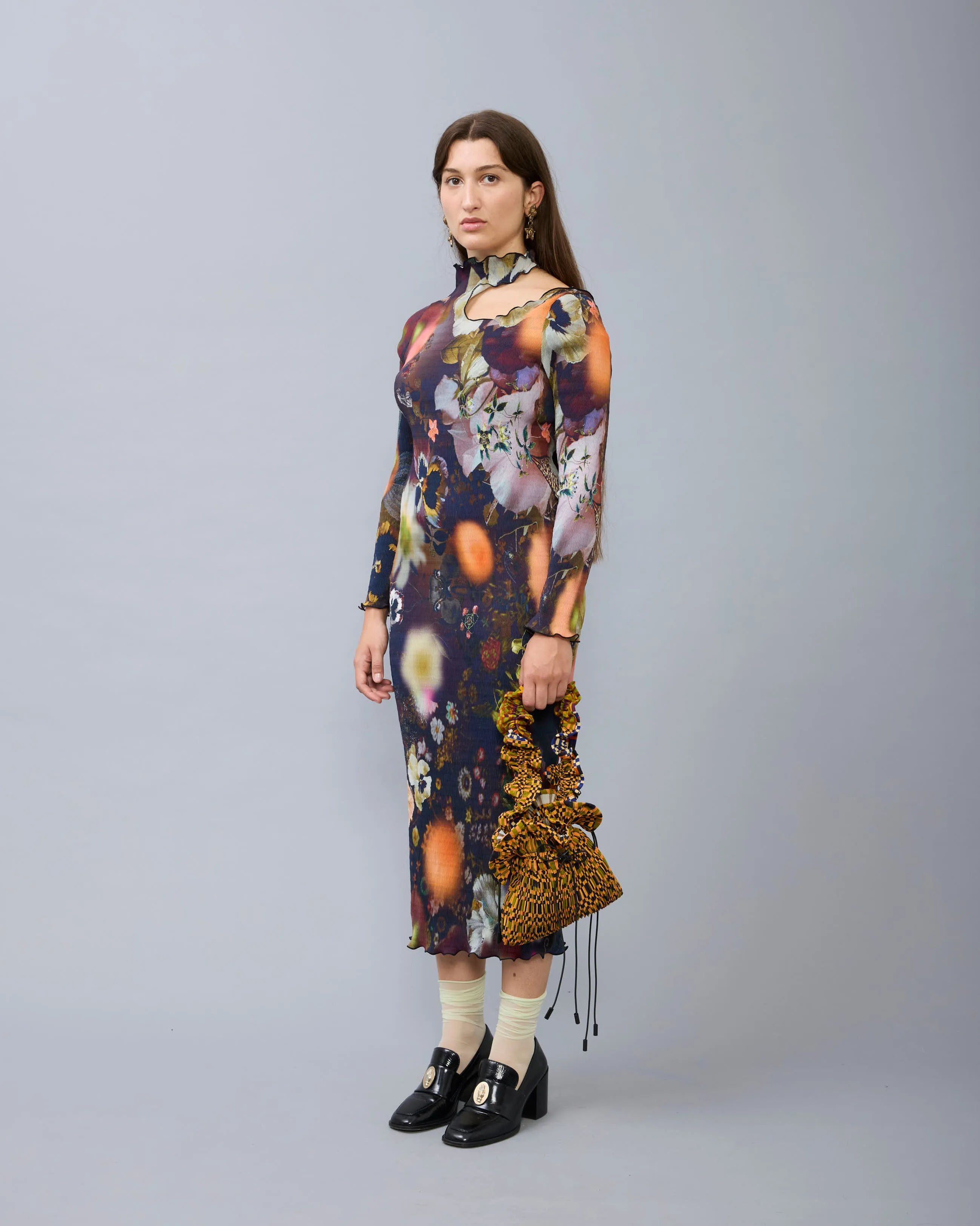 Orphelia Smock Pleated Dress in Nola sold by Julia Heuer product image thumbnail 2