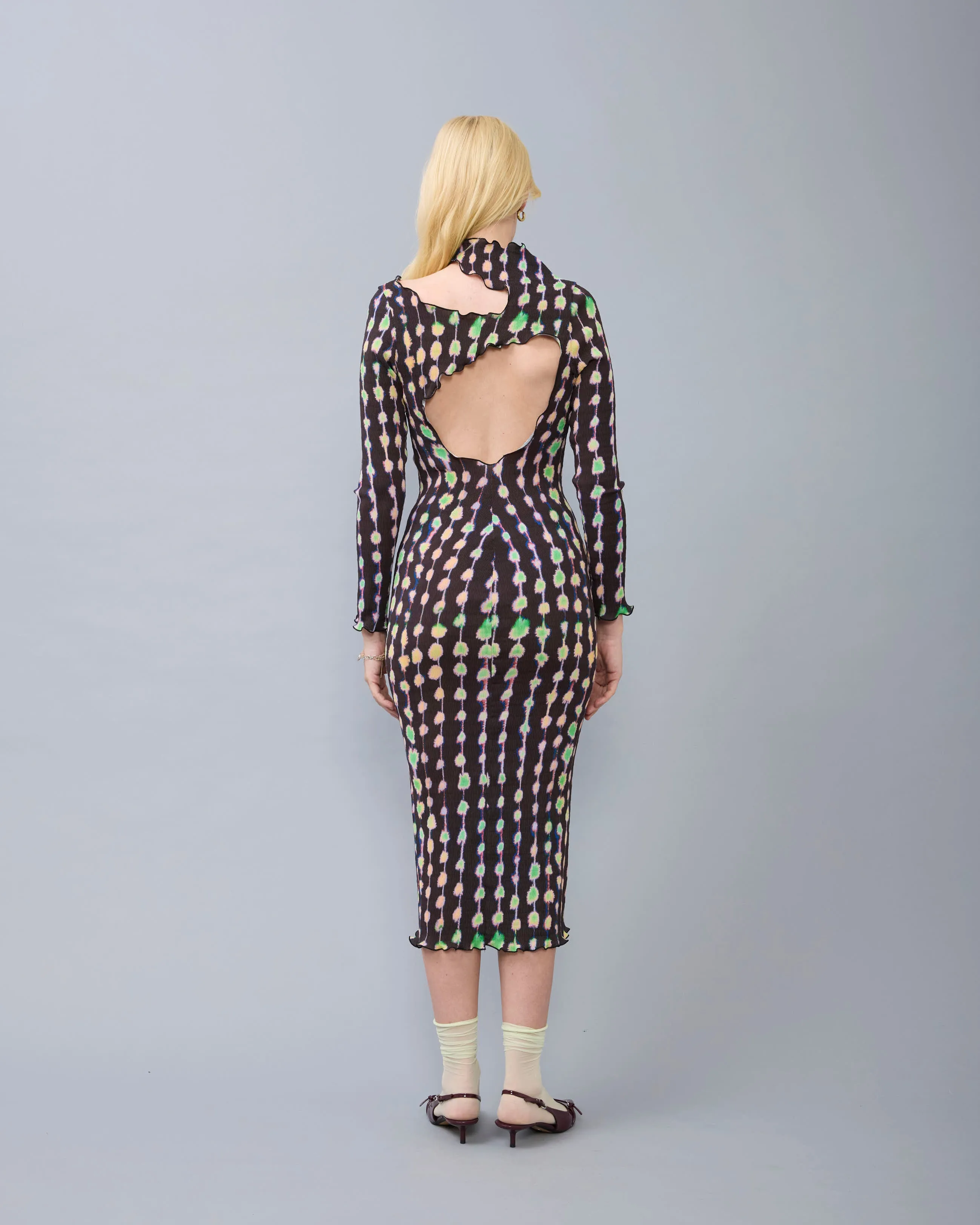 Orphelia Smock Pleated Dress in Dax sold by Julia Heuer product image thumbnail 3