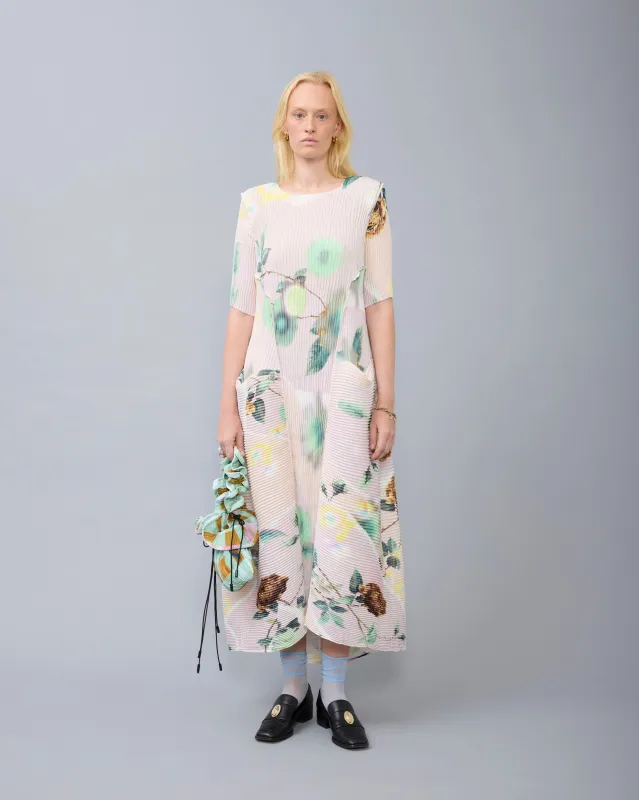 Uma Handpleated Dress in Edward made by Julia Heuer
