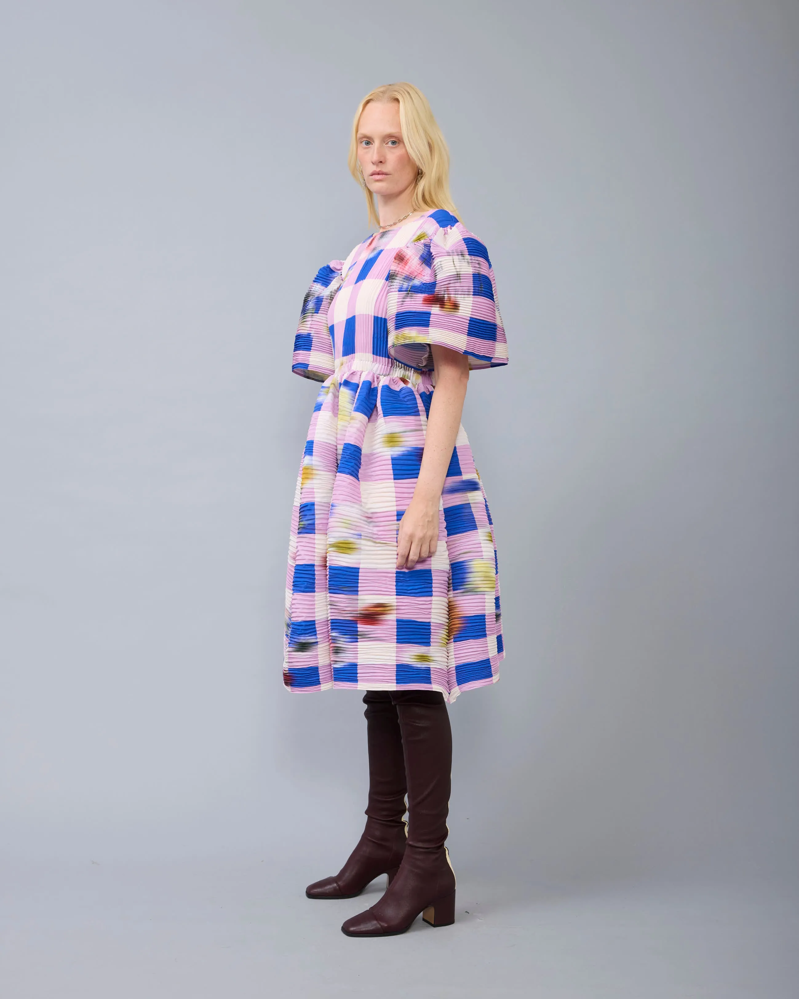 Swani Handpleated Dress in blue Sven sold by Julia Heuer product image thumbnail 3