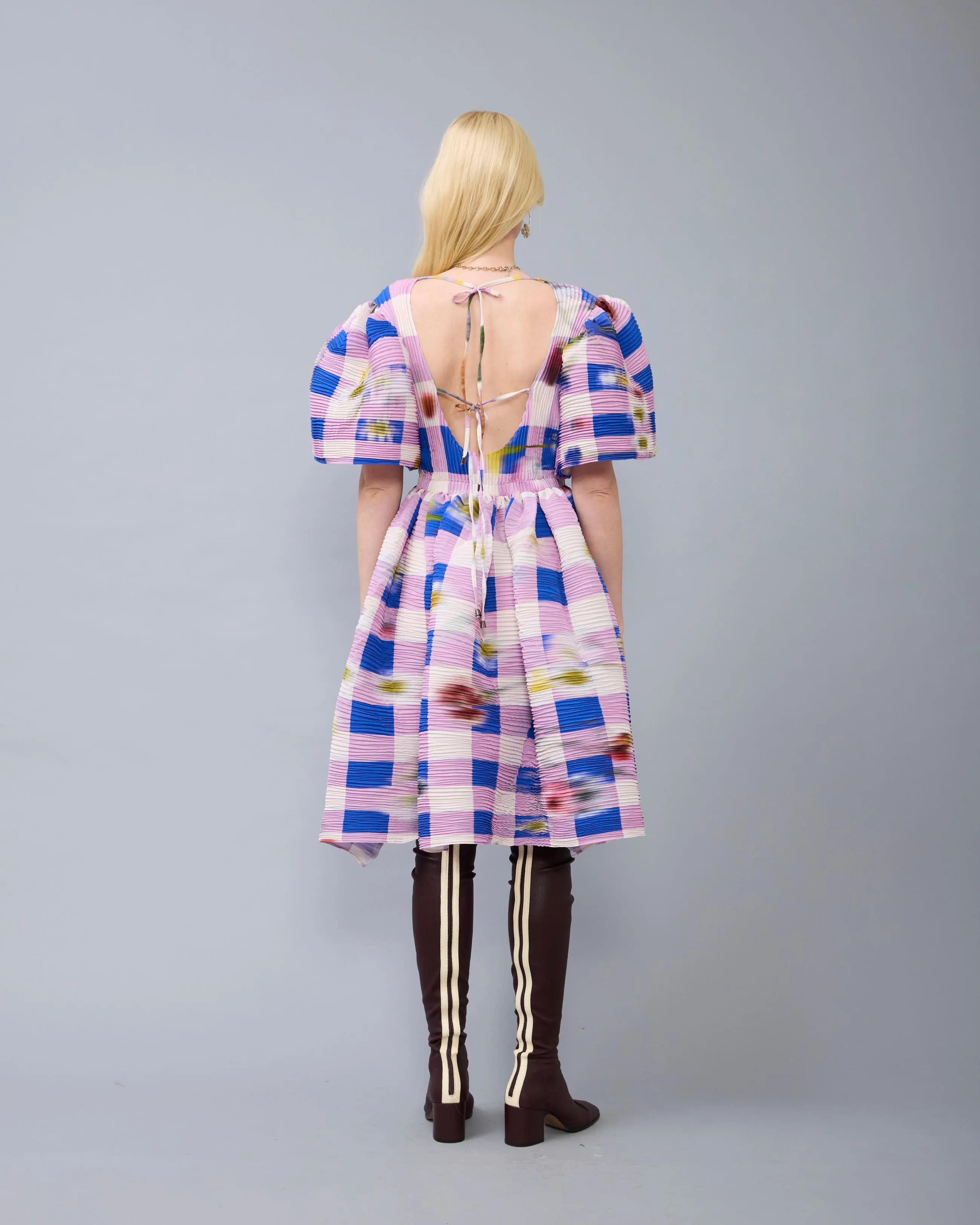 Swani Handpleated Dress in blue Sven sold by Julia Heuer product image thumbnail 4